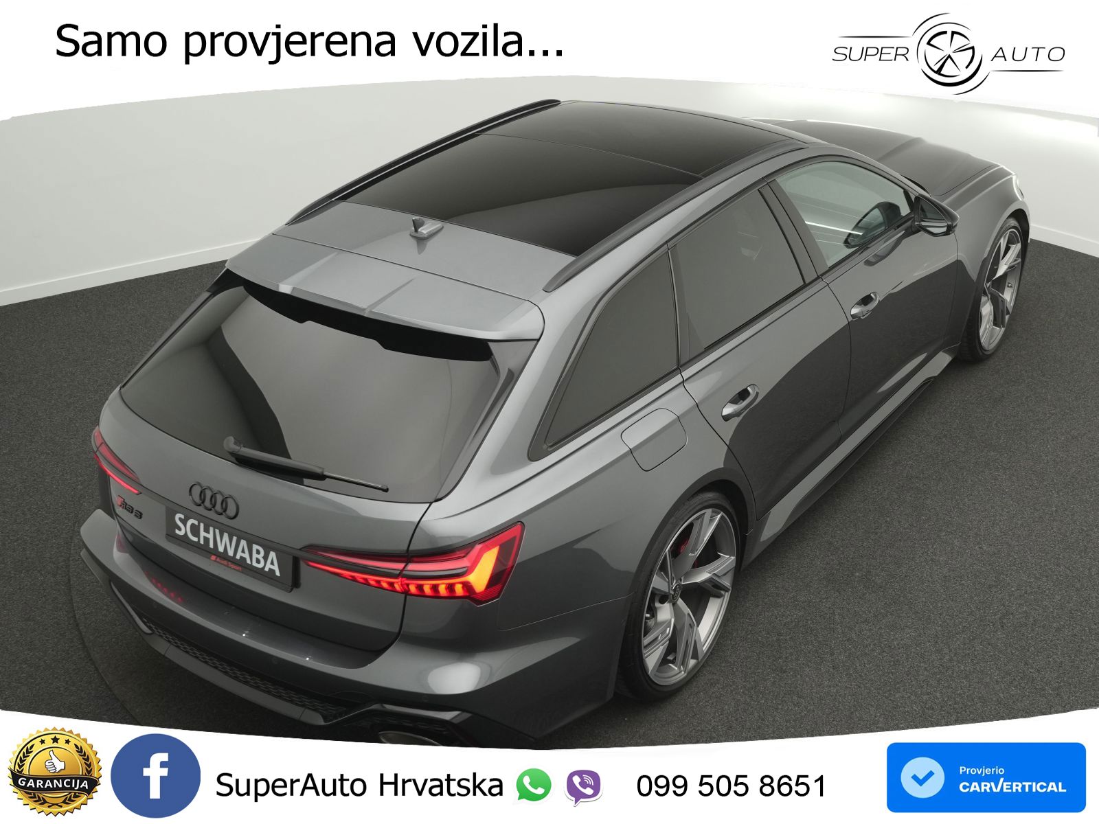 Audi RS6 Avant 4.0 TFSI V8 (600 KS) quattro Tiptronic LED+GR SJED+ACC