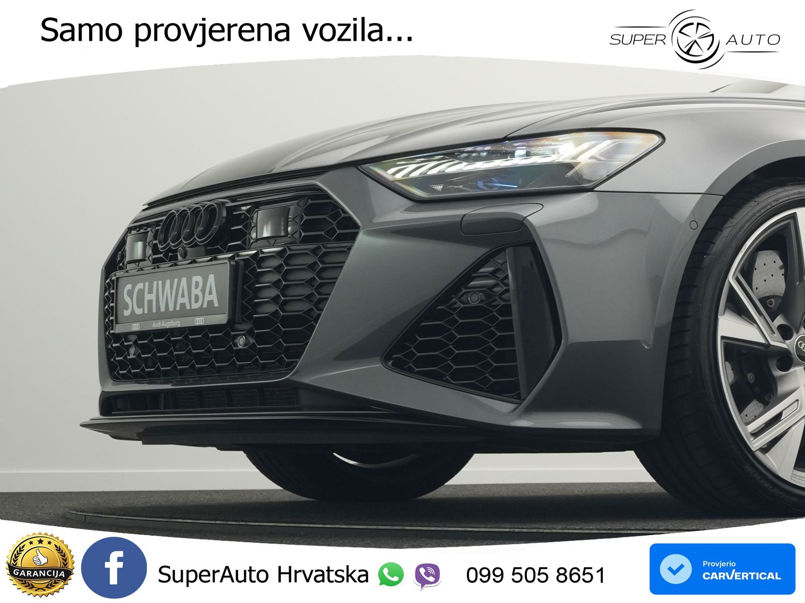 Audi RS6 Avant 4.0 TFSI V8 (600 KS) quattro Tiptronic LED+GR SJED+ACC