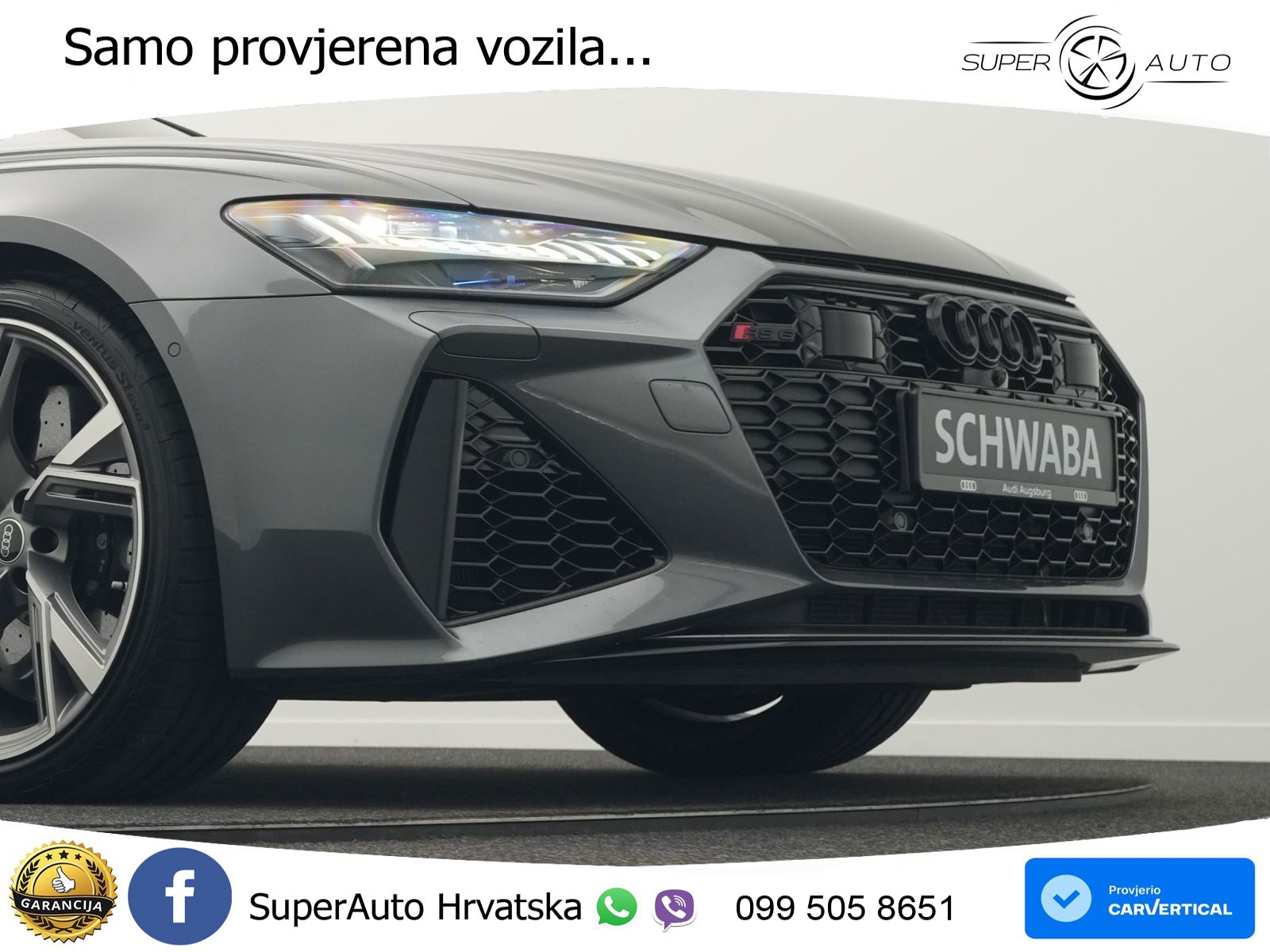 Audi RS6 Avant 4.0 TFSI V8 (600 KS) quattro Tiptronic LED+GR SJED+ACC