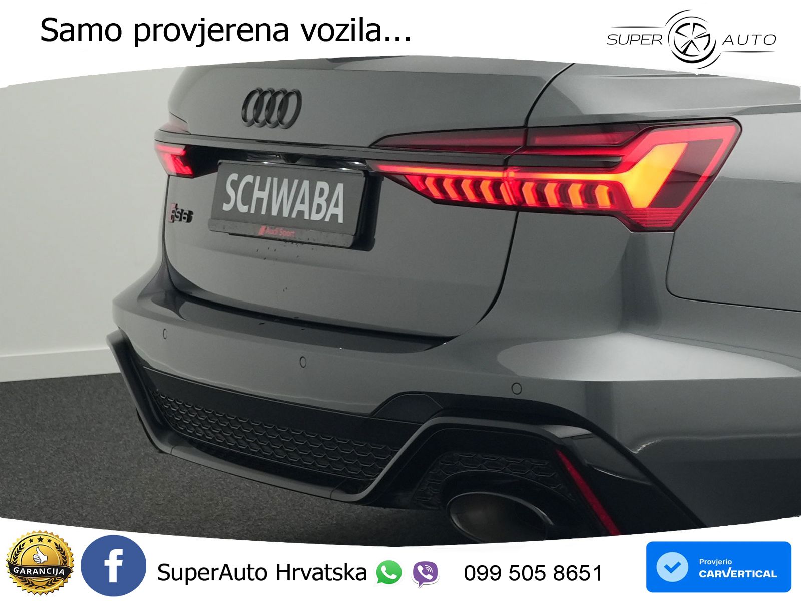 Audi RS6 Avant 4.0 TFSI V8 (600 KS) quattro Tiptronic LED+GR SJED+ACC