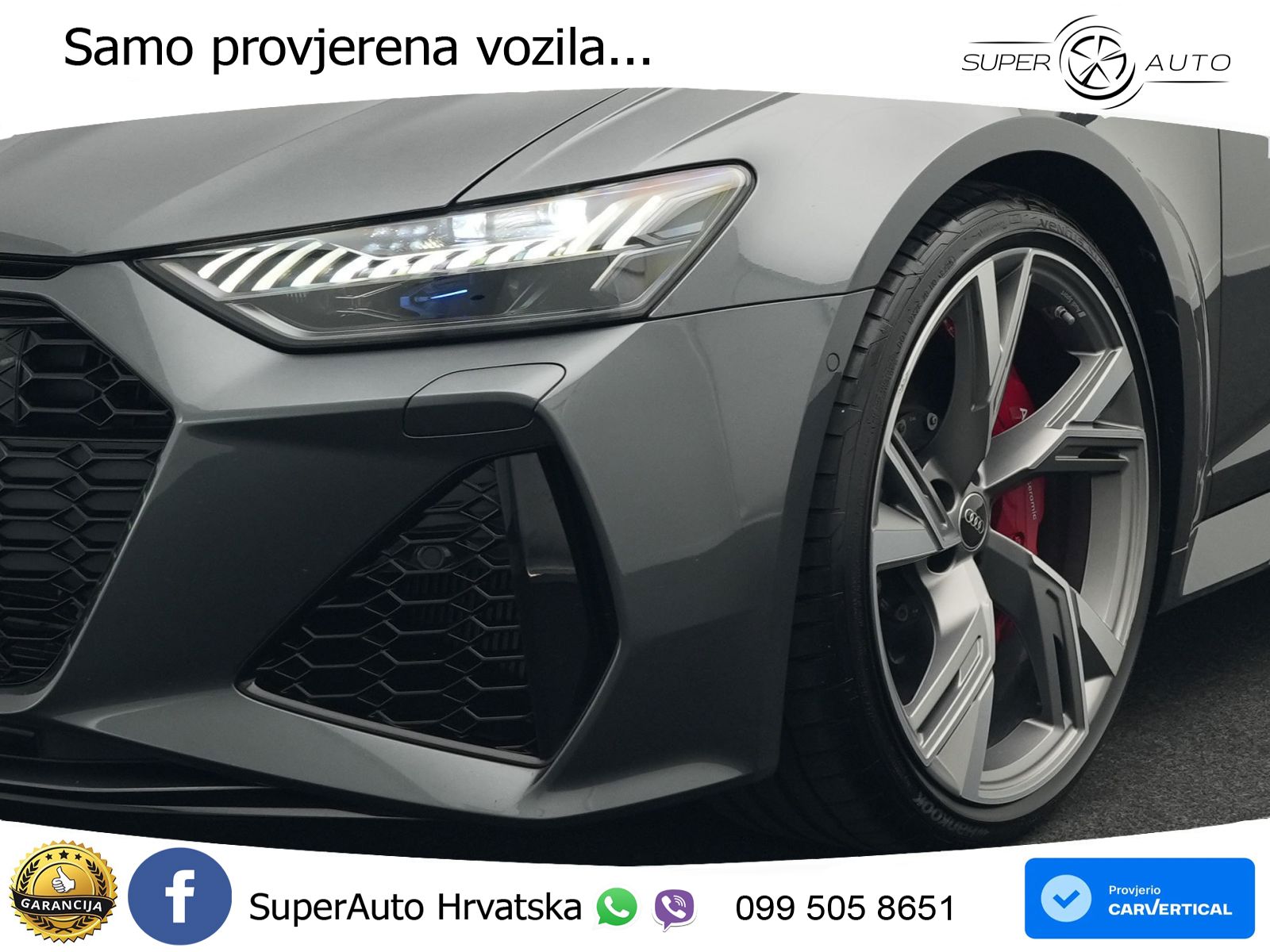 Audi RS6 Avant 4.0 TFSI V8 (600 KS) quattro Tiptronic LED+GR SJED+ACC