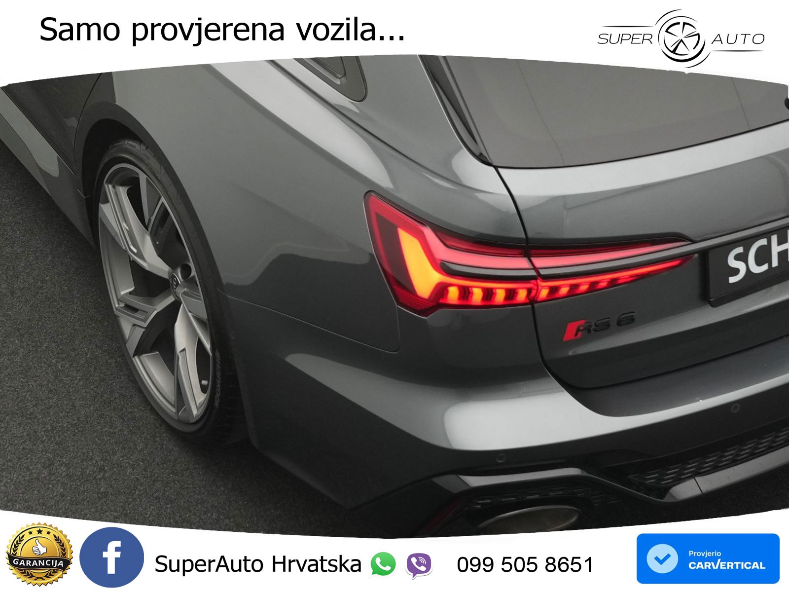Audi RS6 Avant 4.0 TFSI V8 (600 KS) quattro Tiptronic LED+GR SJED+ACC