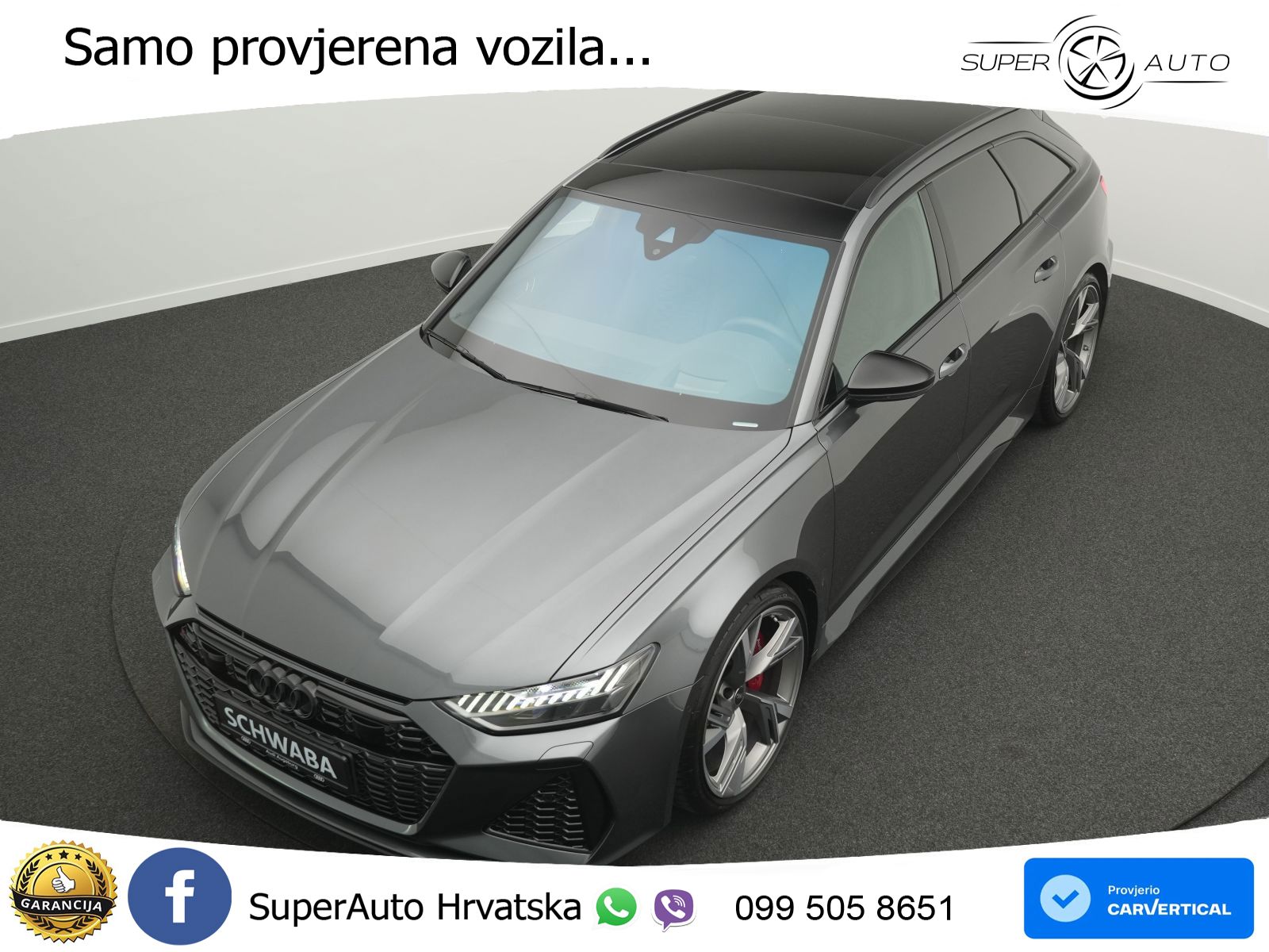 Audi RS6 Avant 4.0 TFSI V8 (600 KS) quattro Tiptronic LED+GR SJED+ACC
