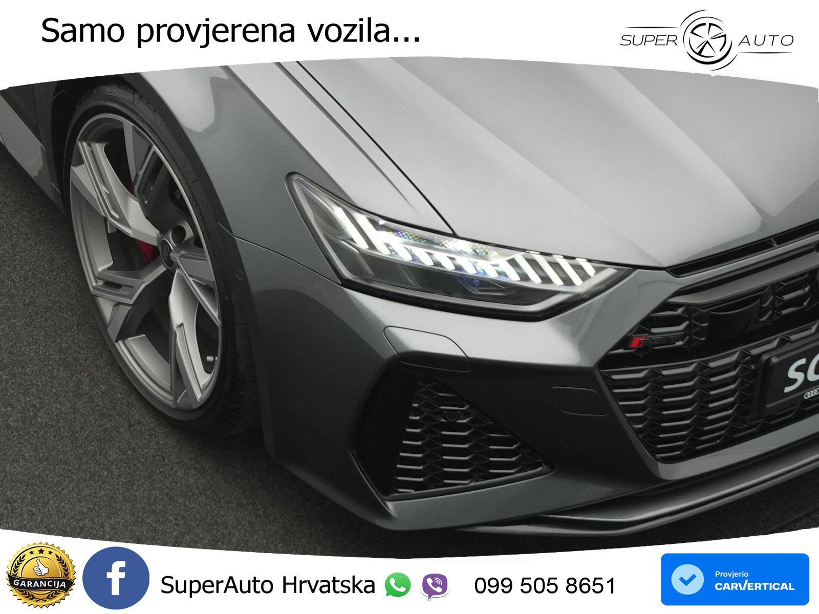 Audi RS6 Avant 4.0 TFSI V8 (600 KS) quattro Tiptronic LED+GR SJED+ACC
