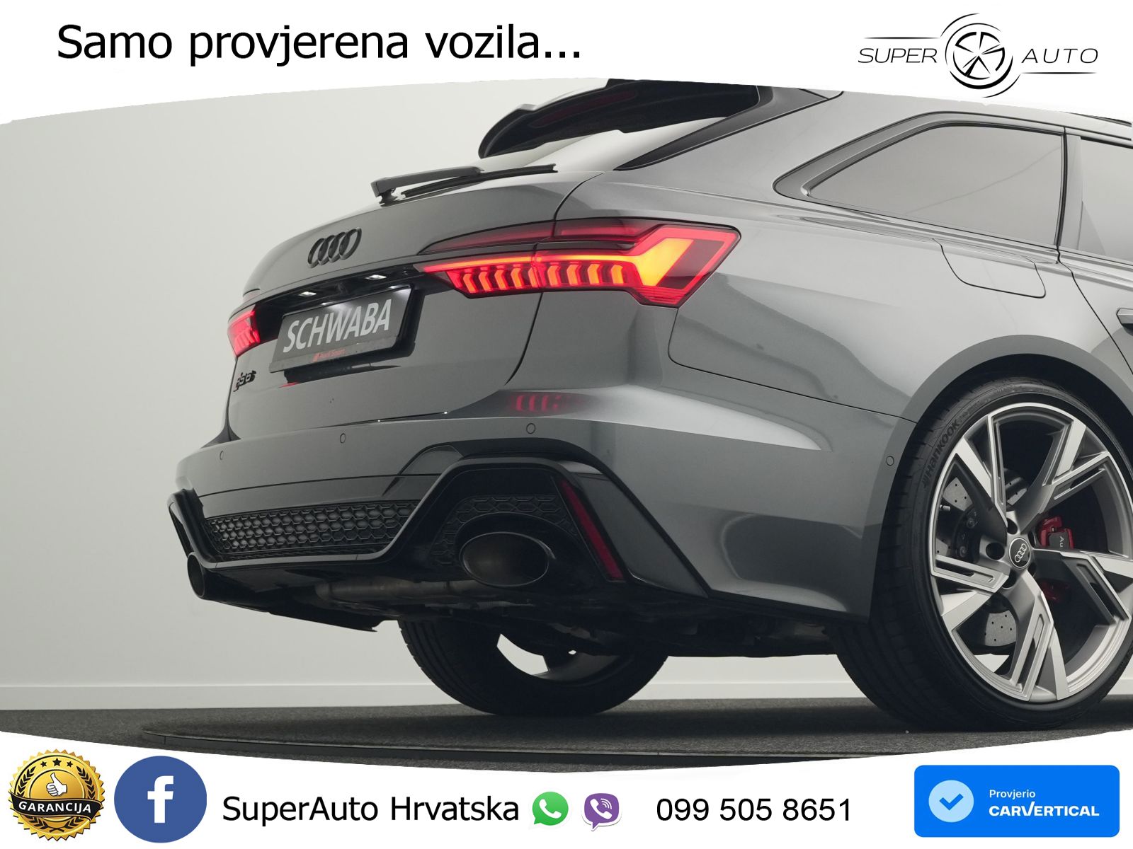 Audi RS6 Avant 4.0 TFSI V8 (600 KS) quattro Tiptronic LED+GR SJED+ACC