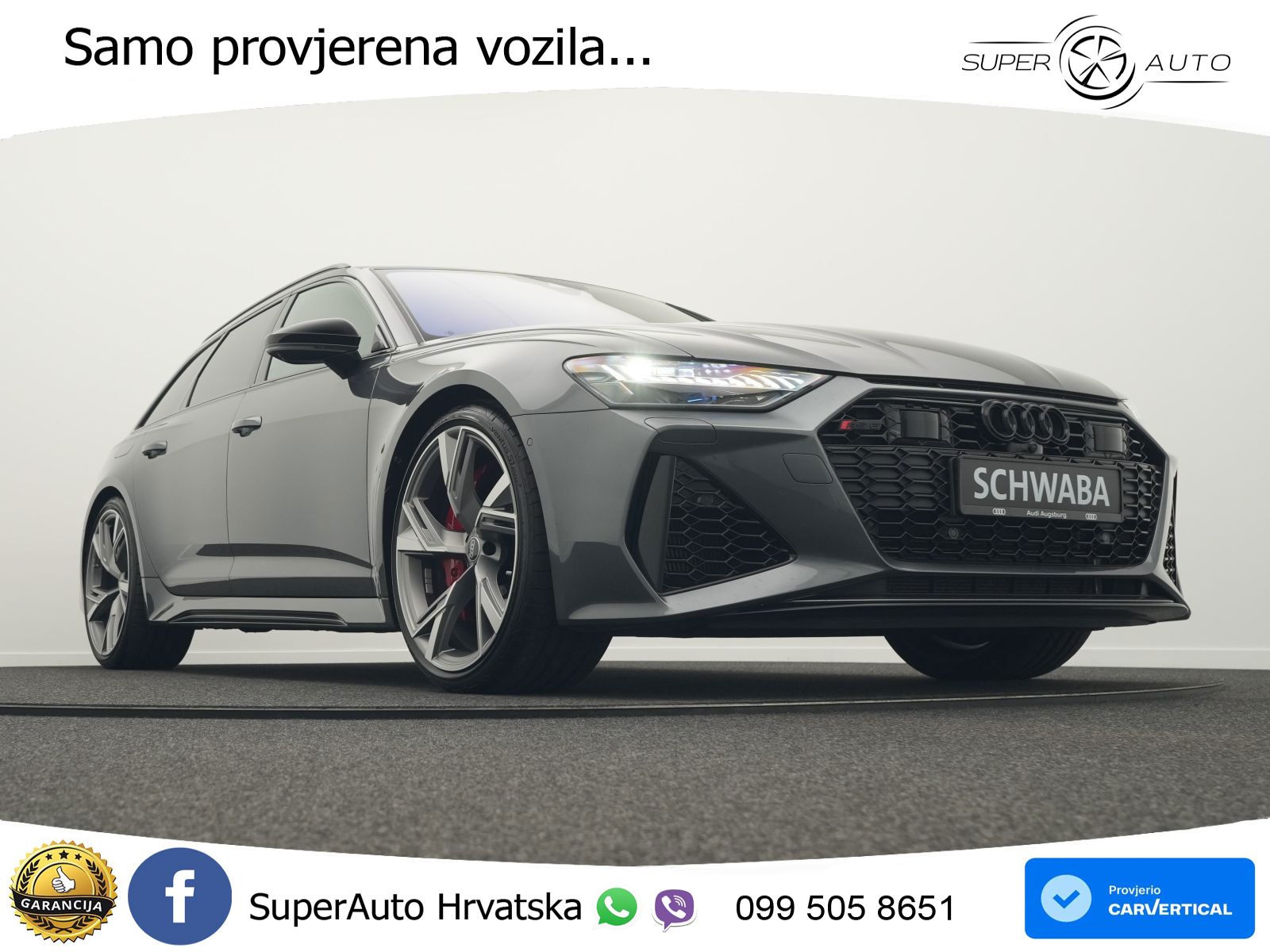 Audi RS6 Avant 4.0 TFSI V8 (600 KS) quattro Tiptronic LED+GR SJED+ACC