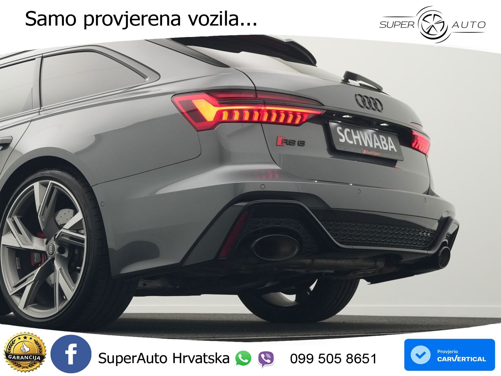 Audi RS6 Avant 4.0 TFSI V8 (600 KS) quattro Tiptronic LED+GR SJED+ACC