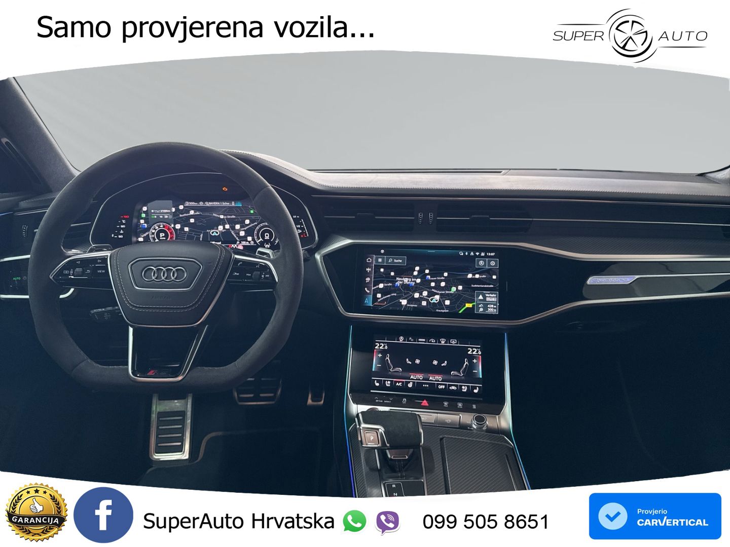 Audi RS6 Avant 4.0 TFSI V8 performance (630 KS)  quattro tiptronic MATRIX+GR SJED+KAM