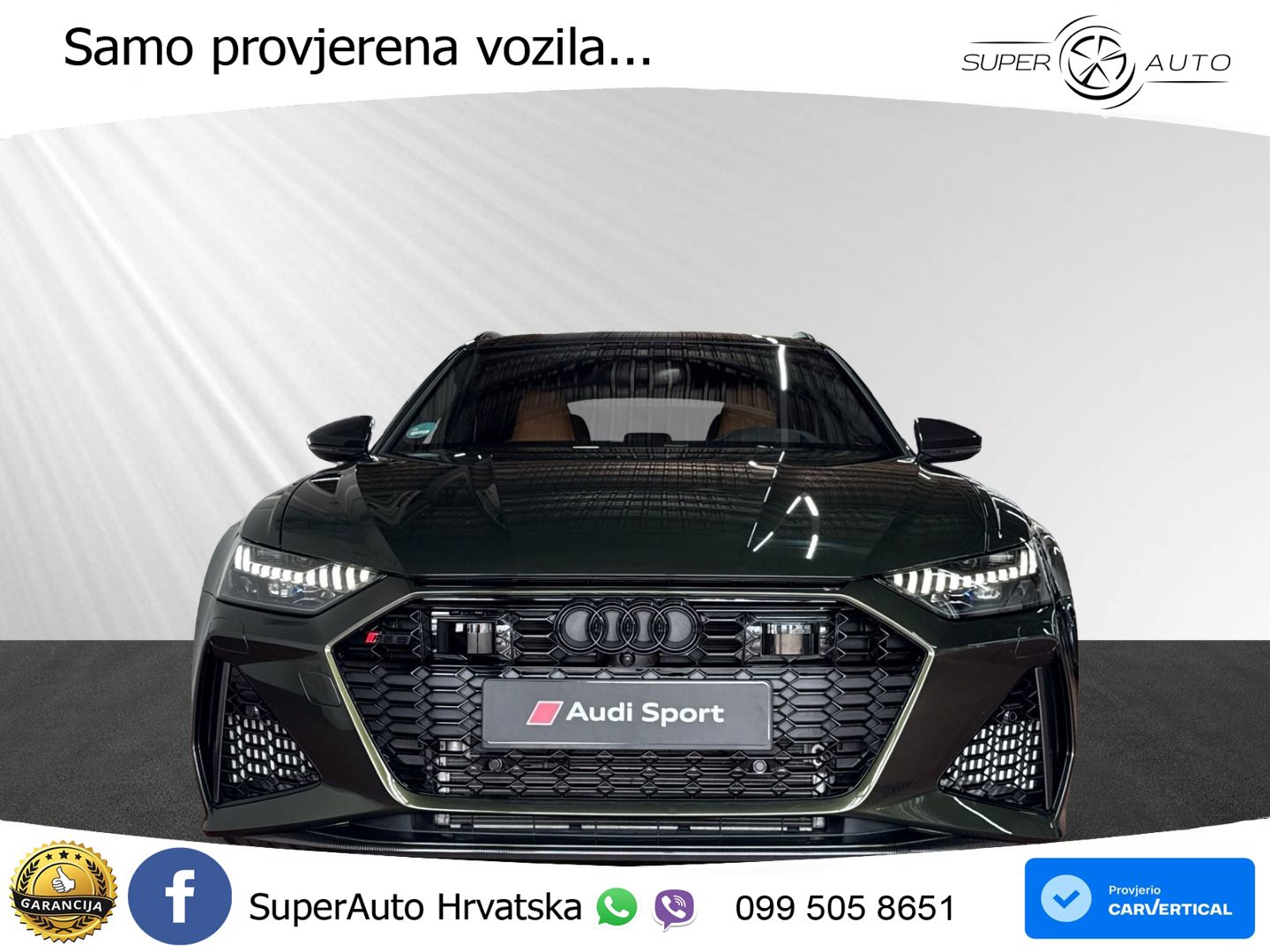 Audi RS6 Avant 4.0 TFSI V8 performance (630 KS)  quattro tiptronic MATRIX+GR SJED+KAM