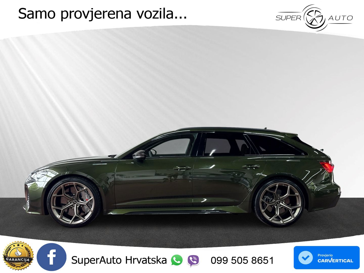 Audi RS6 Avant 4.0 TFSI V8 performance (630 KS)  quattro tiptronic MATRIX+GR SJED+KAM