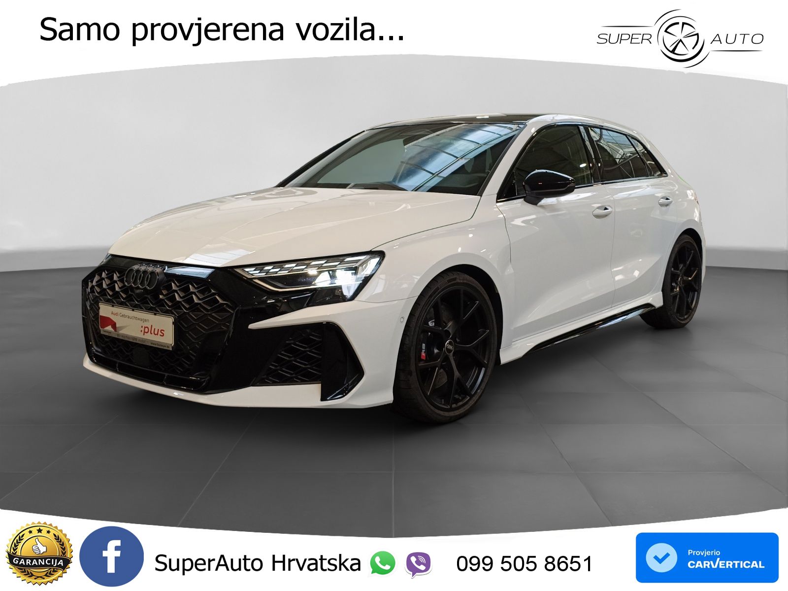 Audi RS3 Sportback 2.5 TFSI (400 KS) quattro S tronic