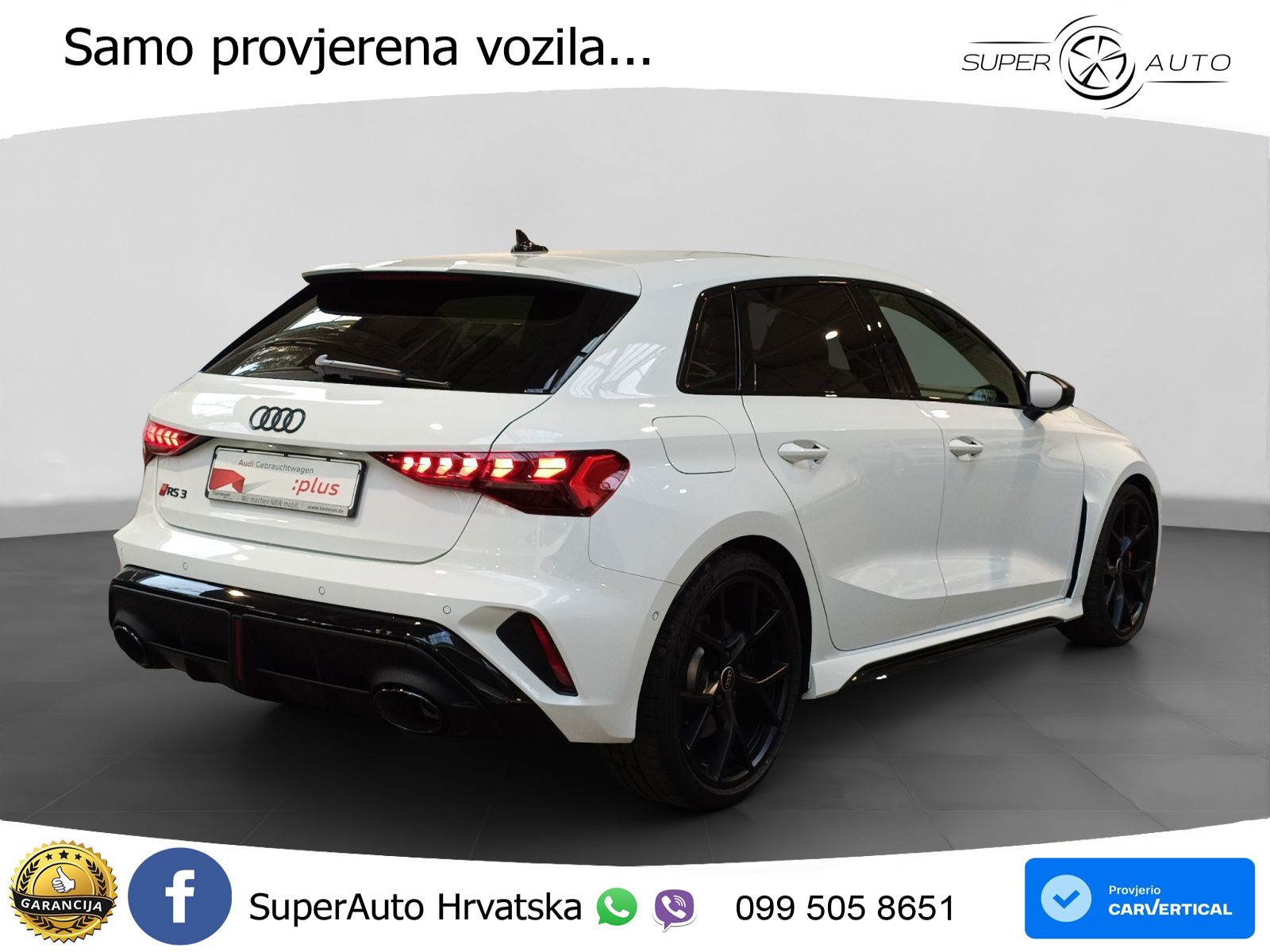 Audi RS3 Sportback 2.5 TFSI (400 KS) quattro S tronic