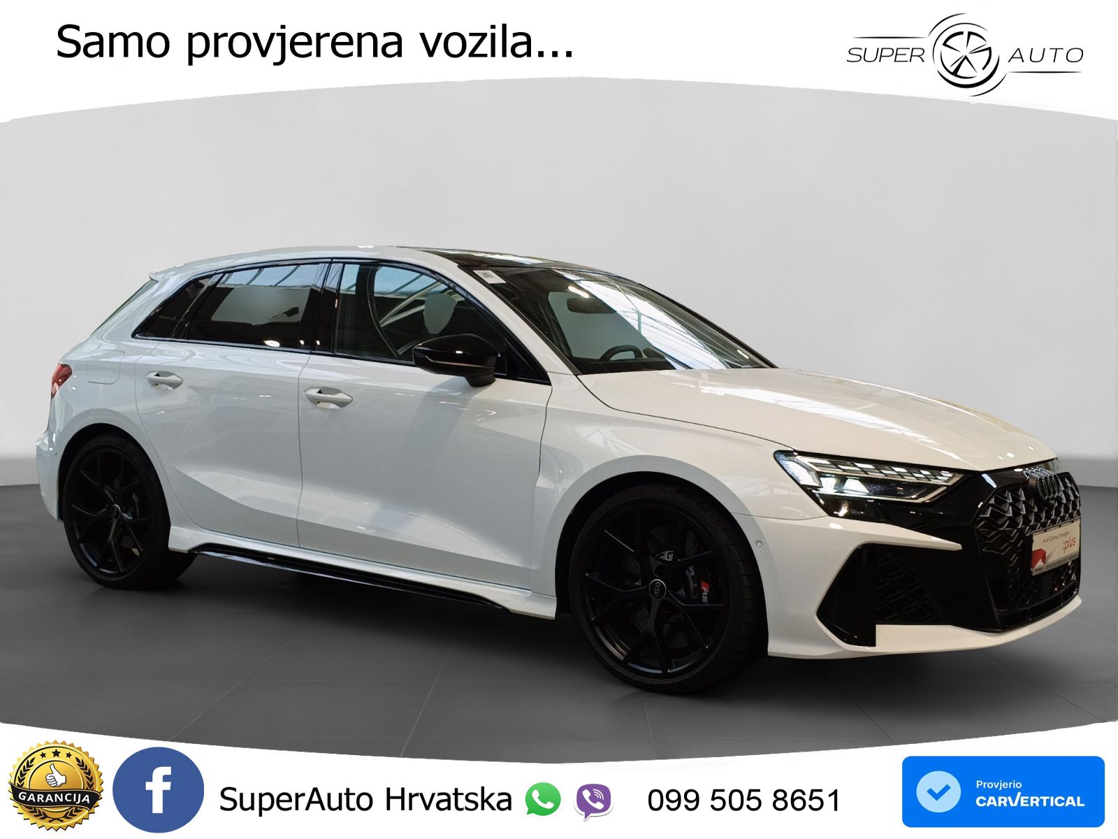 Audi RS3 Sportback 2.5 TFSI (400 KS) quattro S tronic