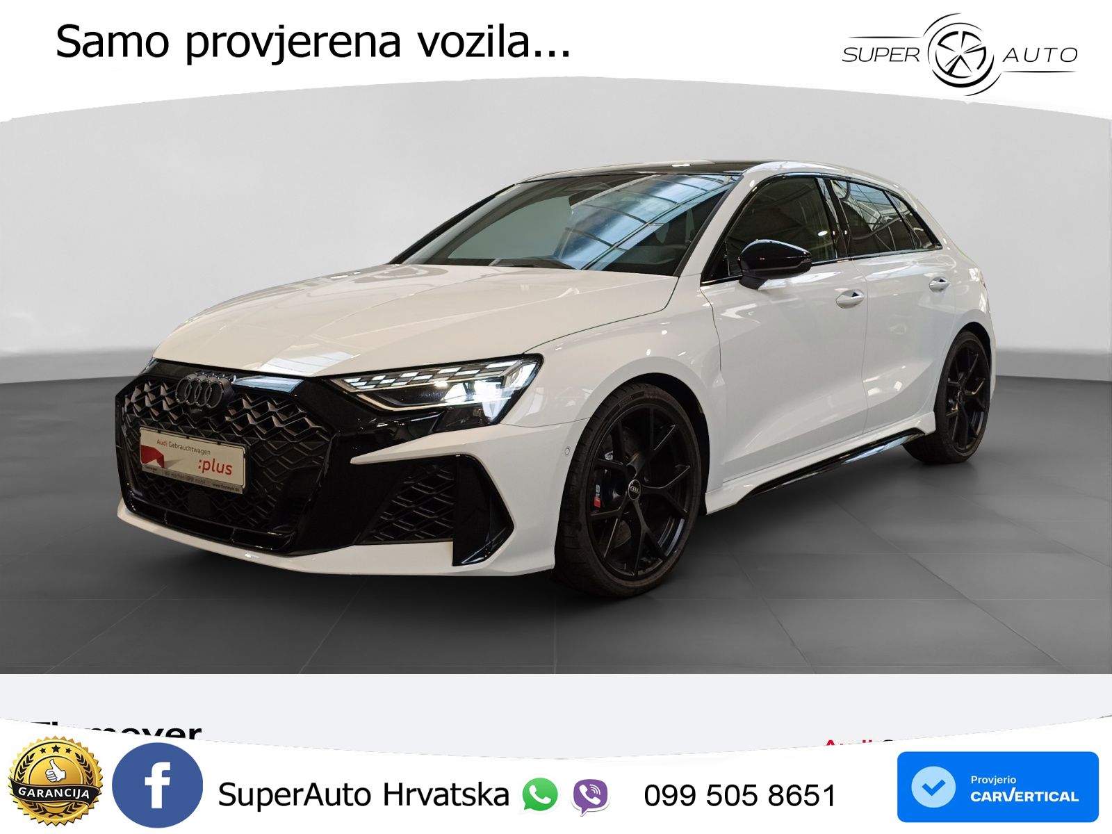 Audi RS3 Sportback 2.5 TFSI (400 KS) quattro S tronic