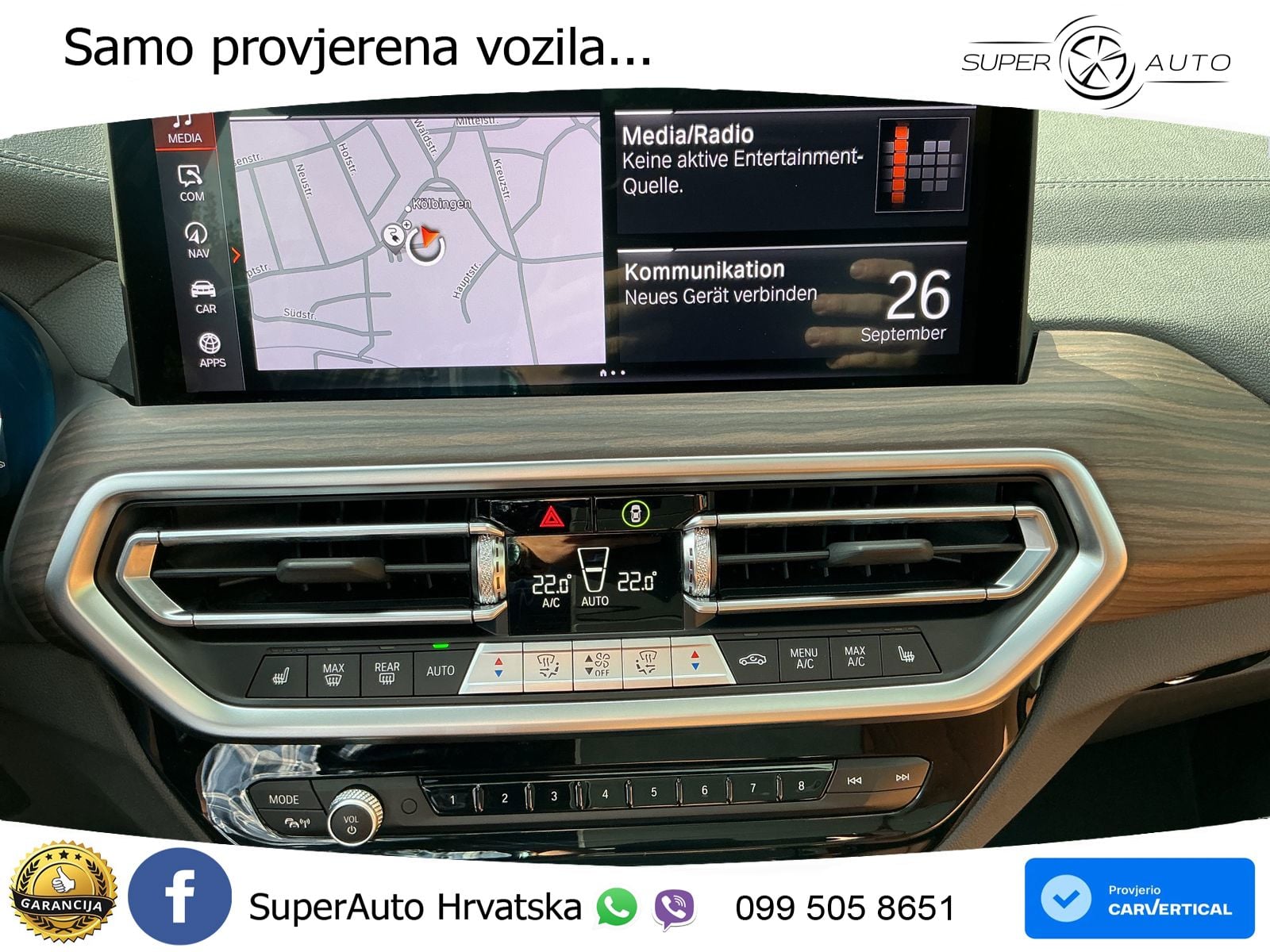 BMW iX3 80 kWh (286 KS) M Sport LED+GR SJED+ACC