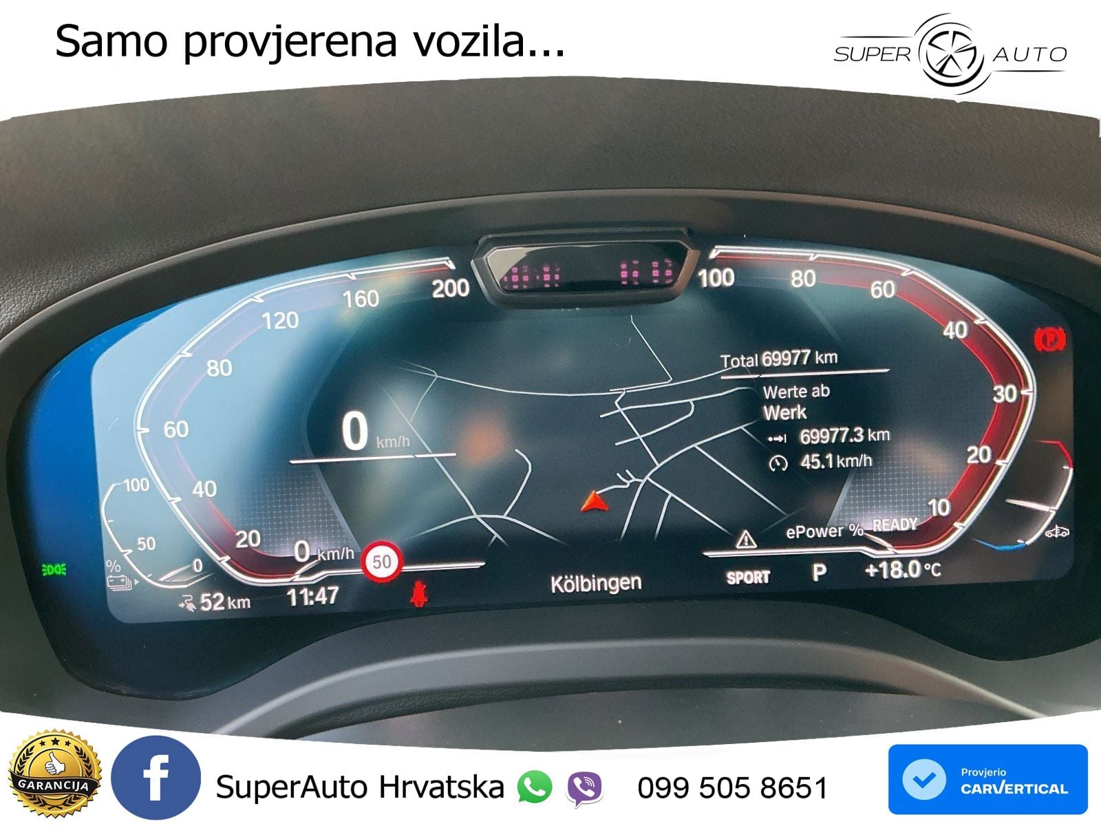BMW iX3 80 kWh (286 KS) M Sport LED+GR SJED+ACC