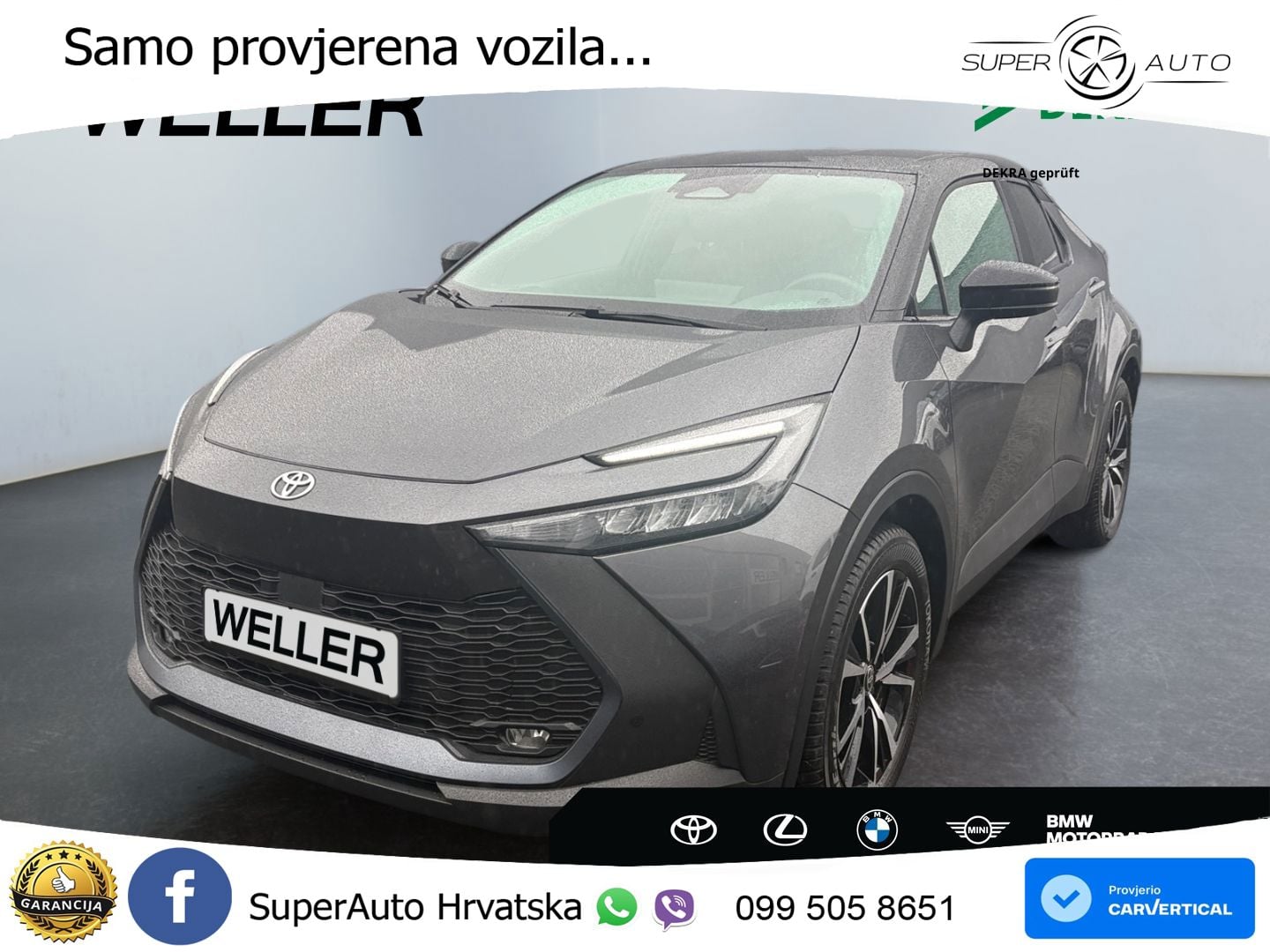 Toyota C-HR 2.0 (223 KS) PHEV e-CVT Teamplayer LED+GR SJED+ACC