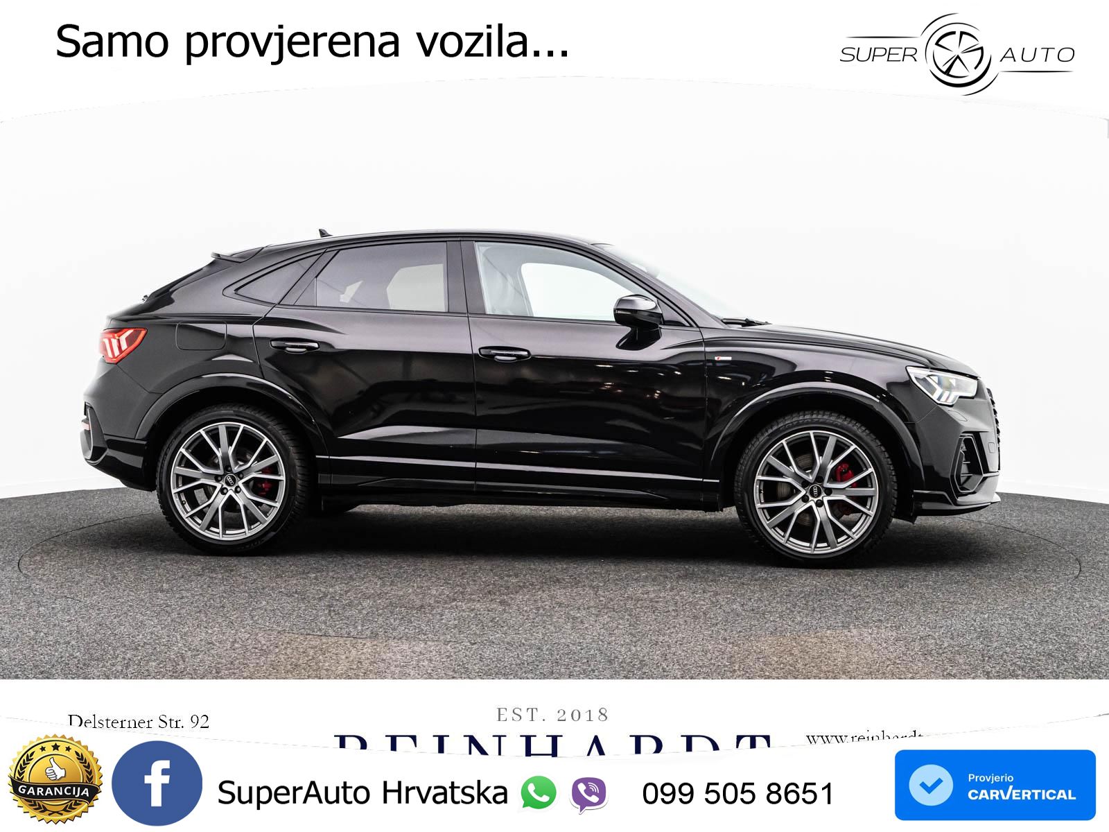 Audi Q3 II Sportback 45 TFSI (245 KS) quattro S tronic 2x S line LED+ACC