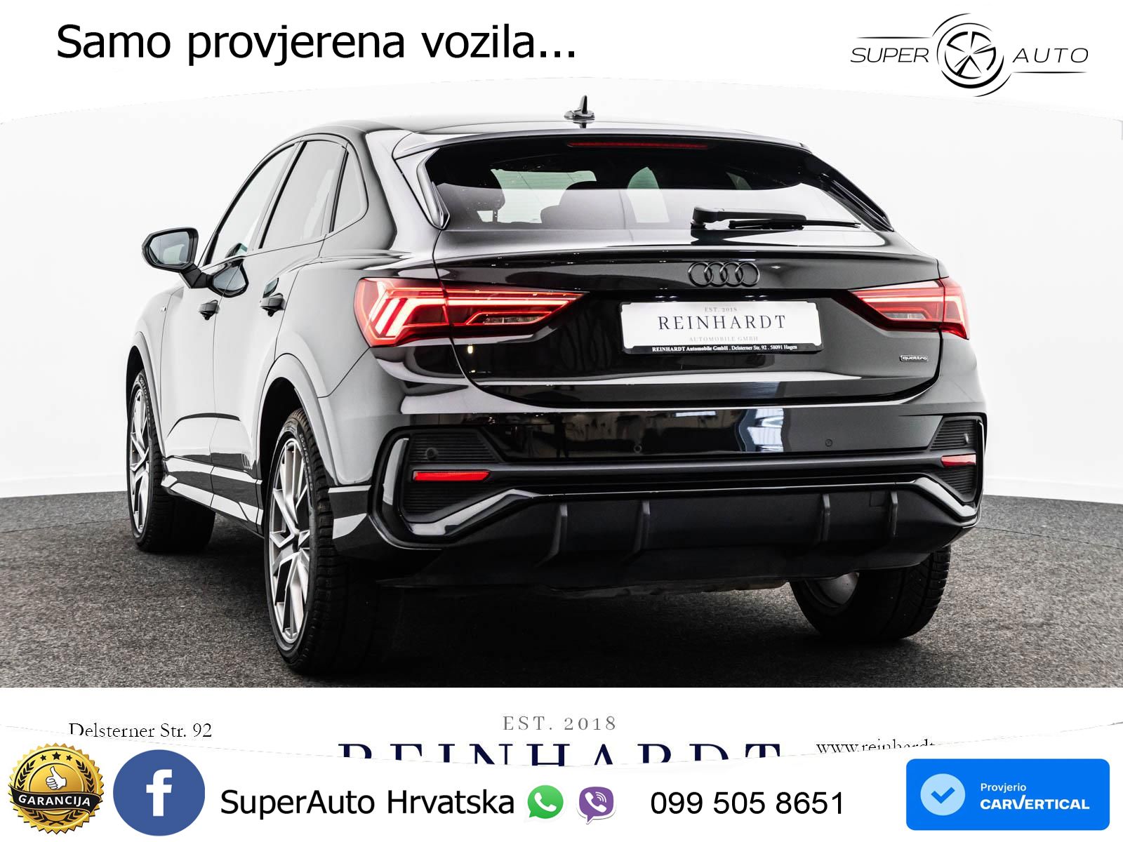 Audi Q3 II Sportback 45 TFSI (245 KS) quattro S tronic 2x S line LED+ACC