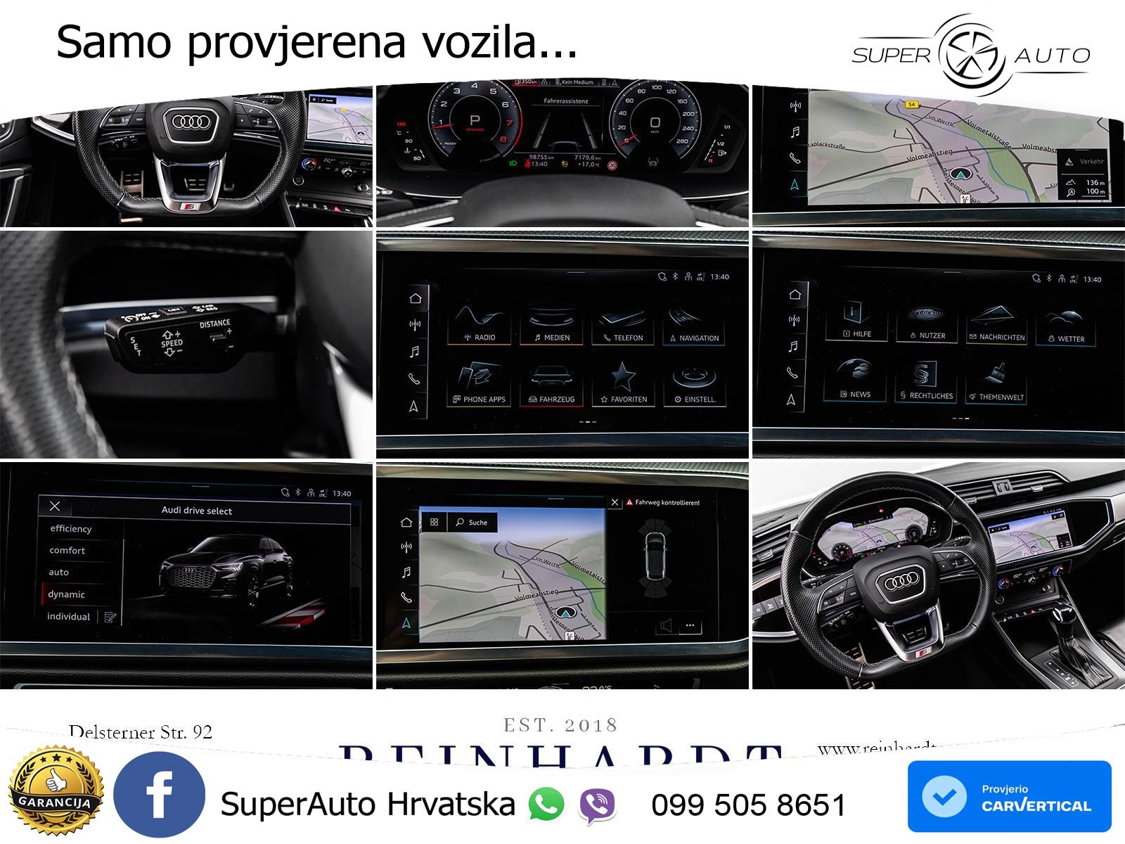 Audi Q3 II Sportback 45 TFSI (245 KS) quattro S tronic 2x S line LED+ACC