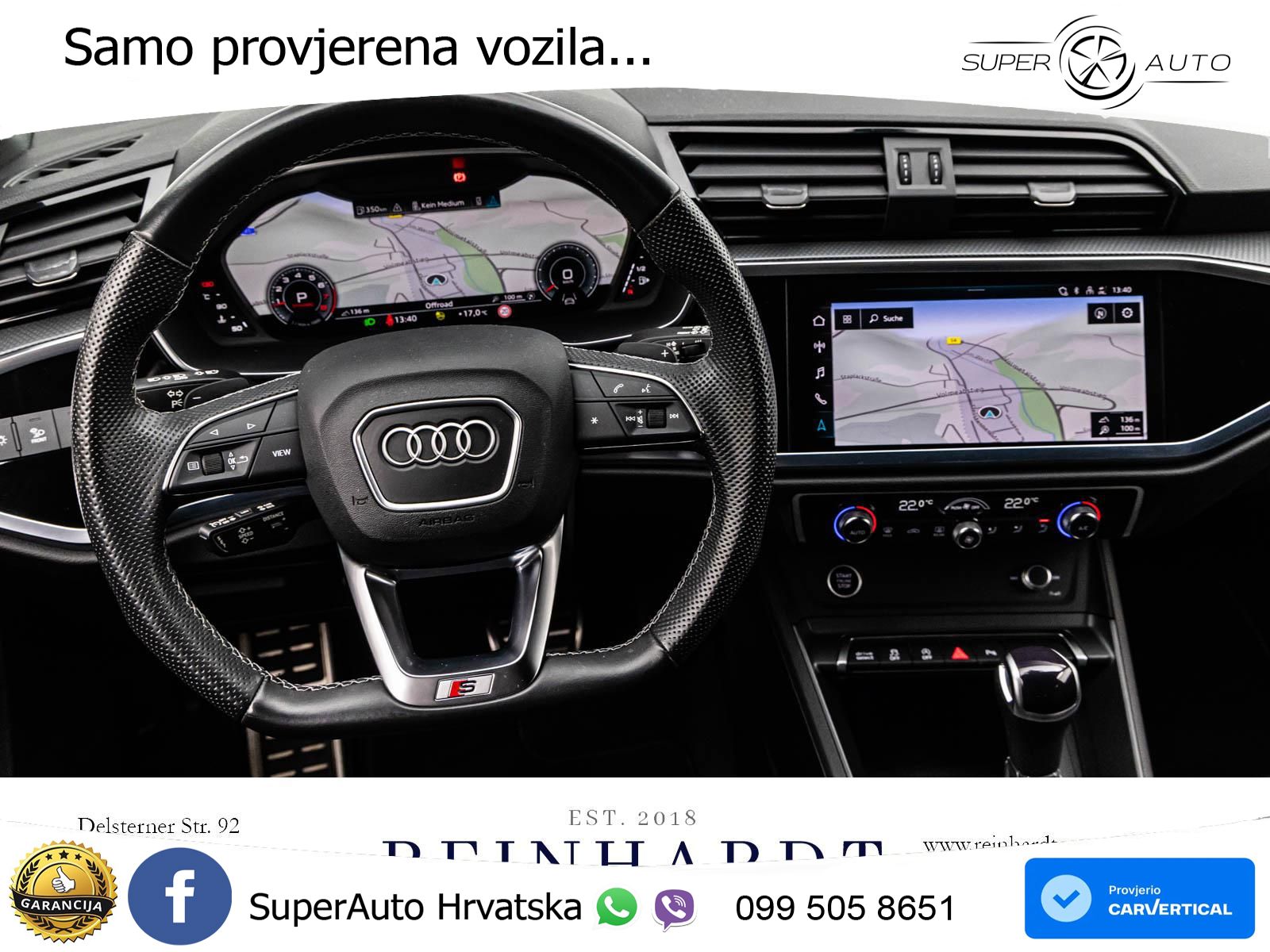 Audi Q3 II Sportback 45 TFSI (245 KS) quattro S tronic 2x S line LED+ACC