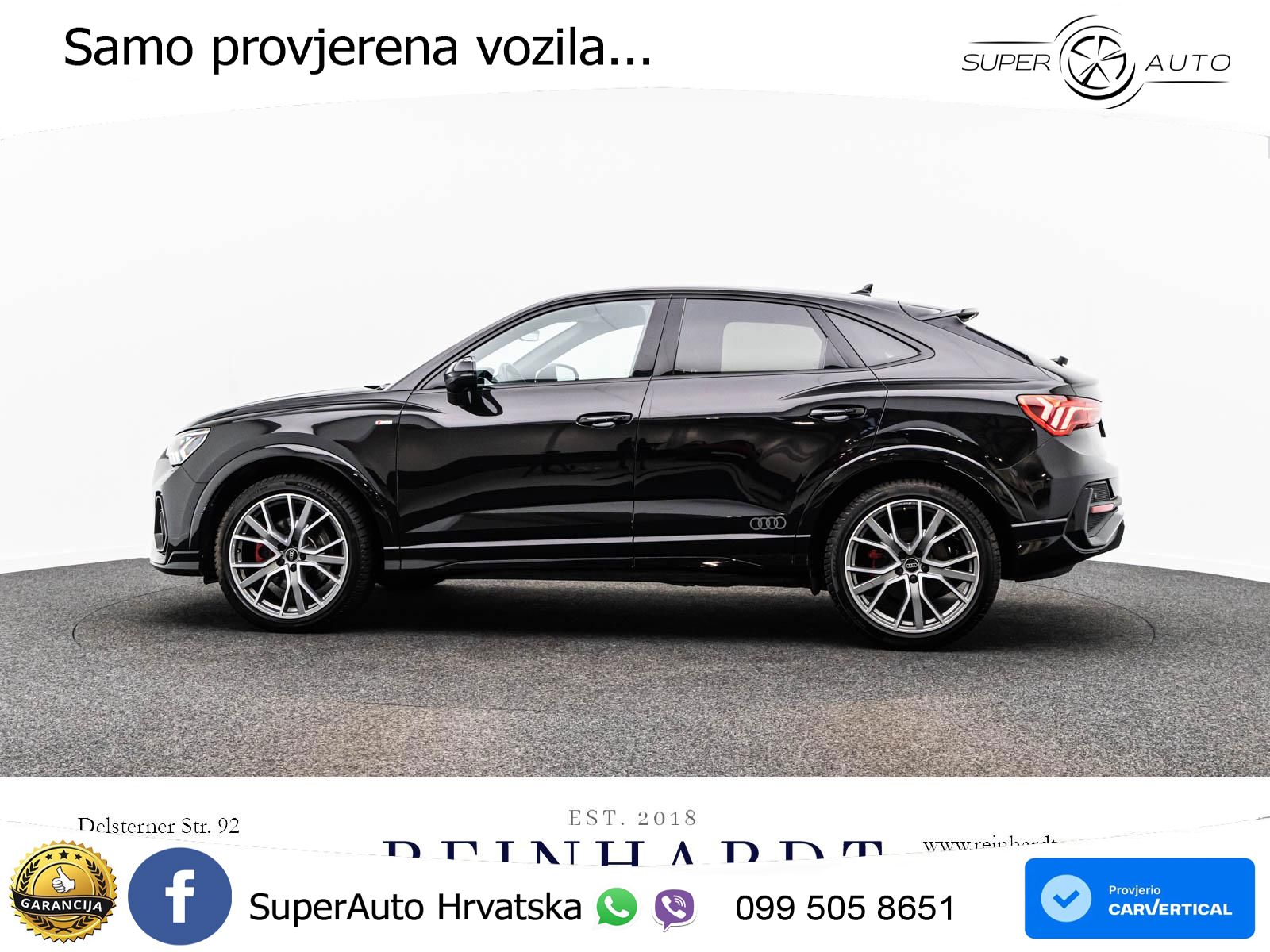 Audi Q3 II Sportback 45 TFSI (245 KS) quattro S tronic 2x S line LED+ACC