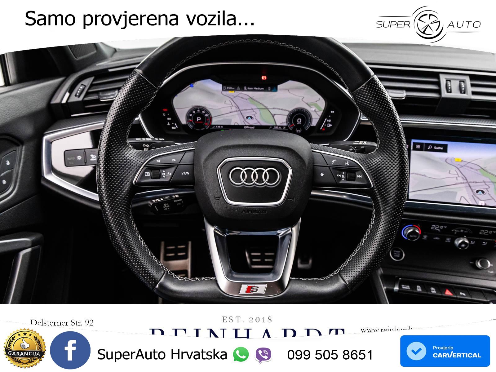 Audi Q3 II Sportback 45 TFSI (245 KS) quattro S tronic 2x S line LED+ACC