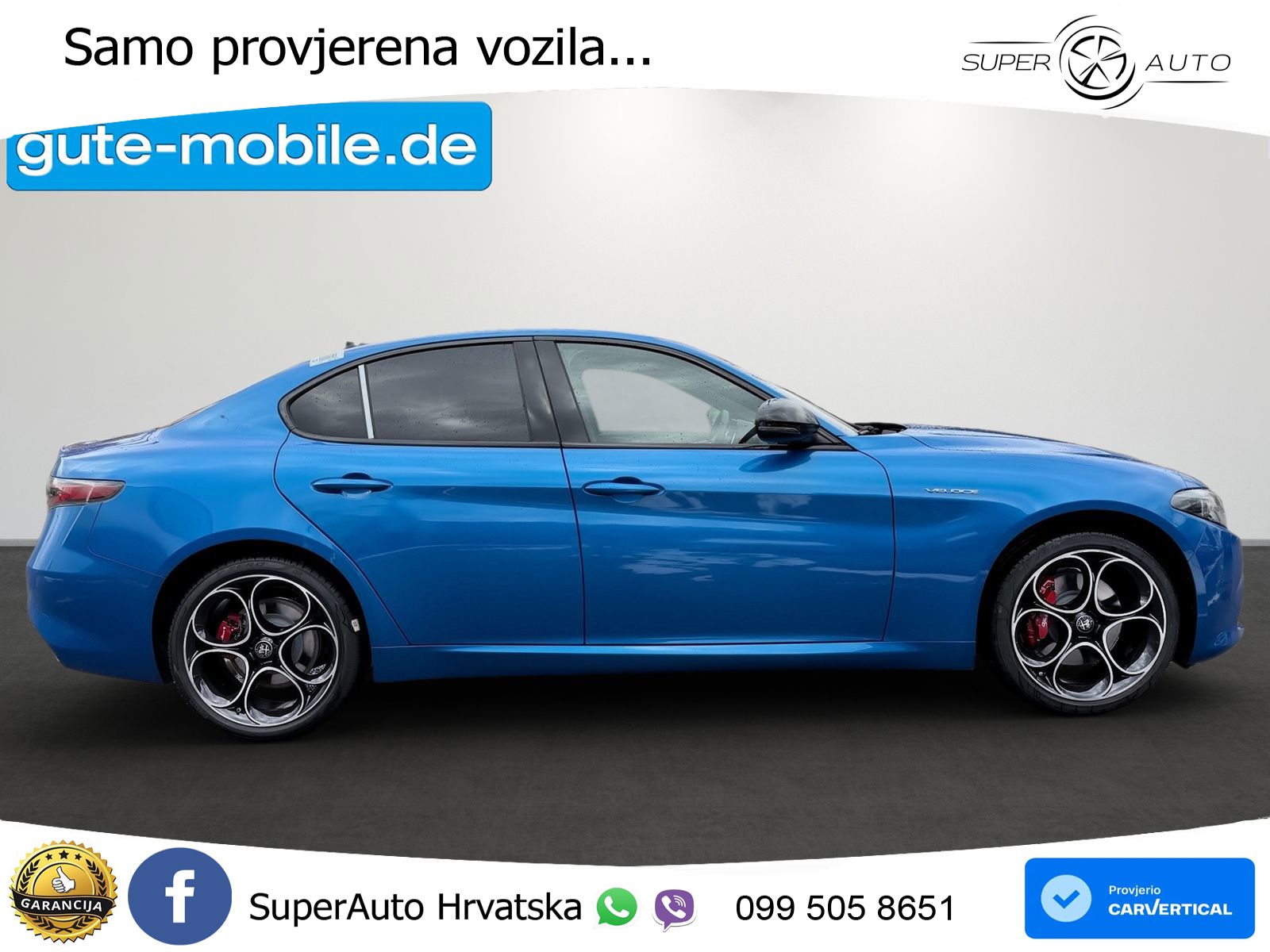 Alfa Romeo Giulia 2.0 Turbo (280 KS) Q4 Automatic LED+ACC