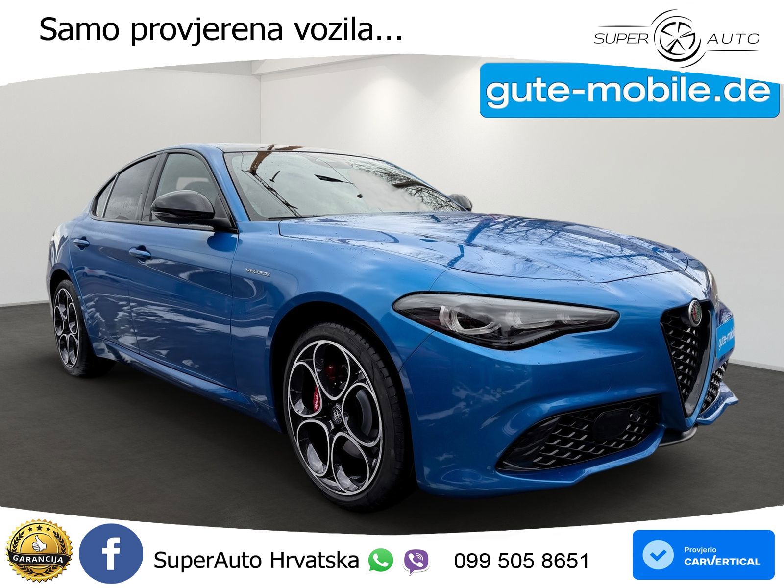 Alfa Romeo Giulia 2.0 Turbo (280 KS) Q4 Automatic LED+ACC