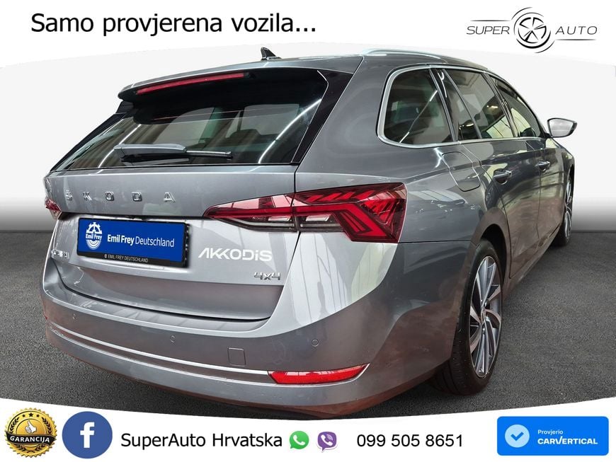 Škoda Octavia Combi 2.0 TDI (150 KS) 4x4 DSG LED+GR SJED+ACC