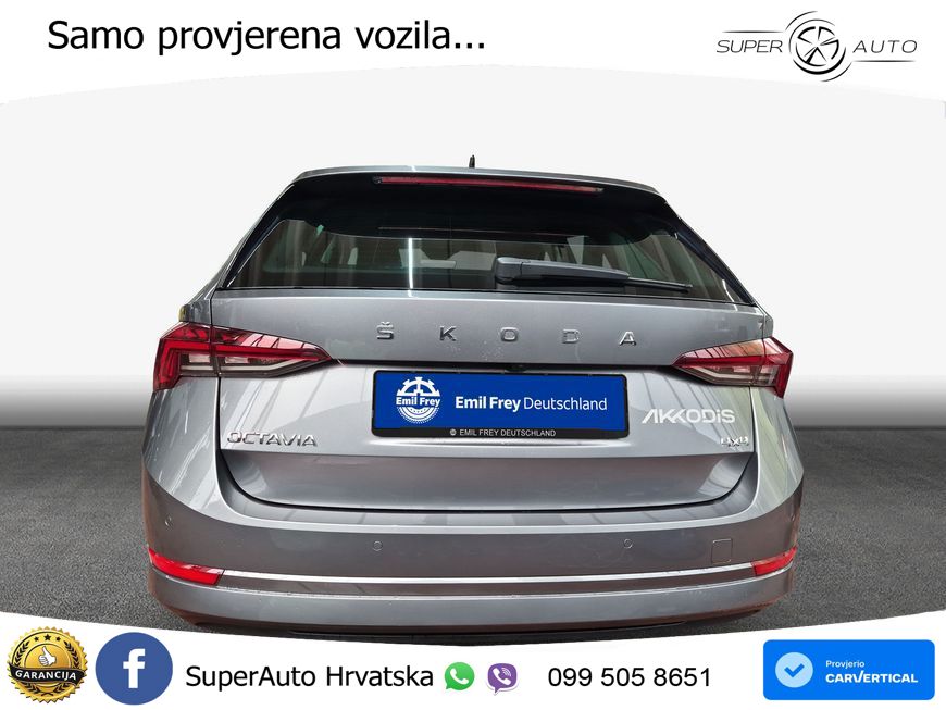 Škoda Octavia Combi 2.0 TDI (150 KS) 4x4 DSG LED+GR SJED+ACC