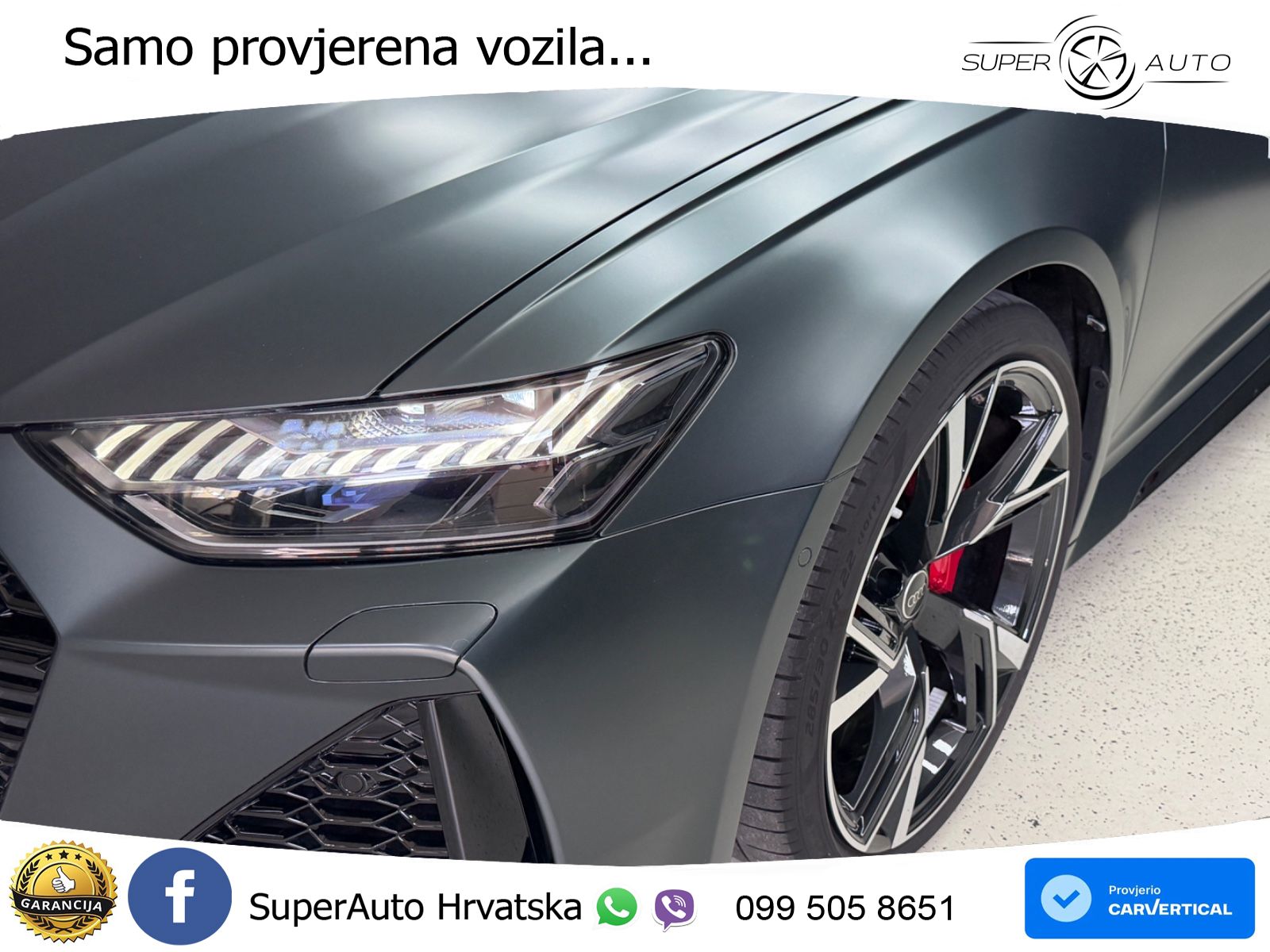Audi RS6 Avant 4.0 TFSI V8 (600 KS) quattro Tiptronic LED+GR SJED+ACC