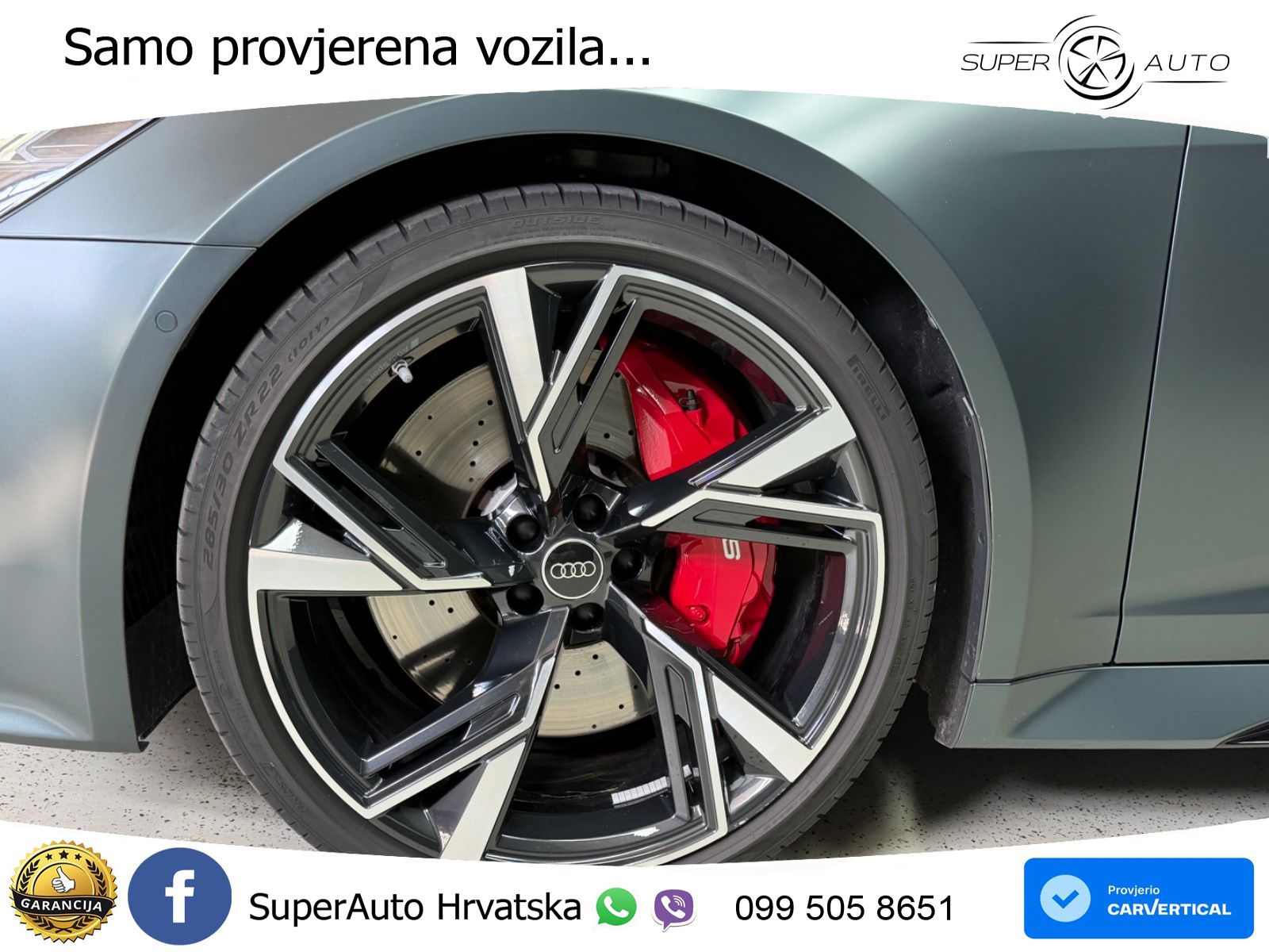 Audi RS6 Avant 4.0 TFSI V8 (600 KS) quattro Tiptronic LED+GR SJED+ACC