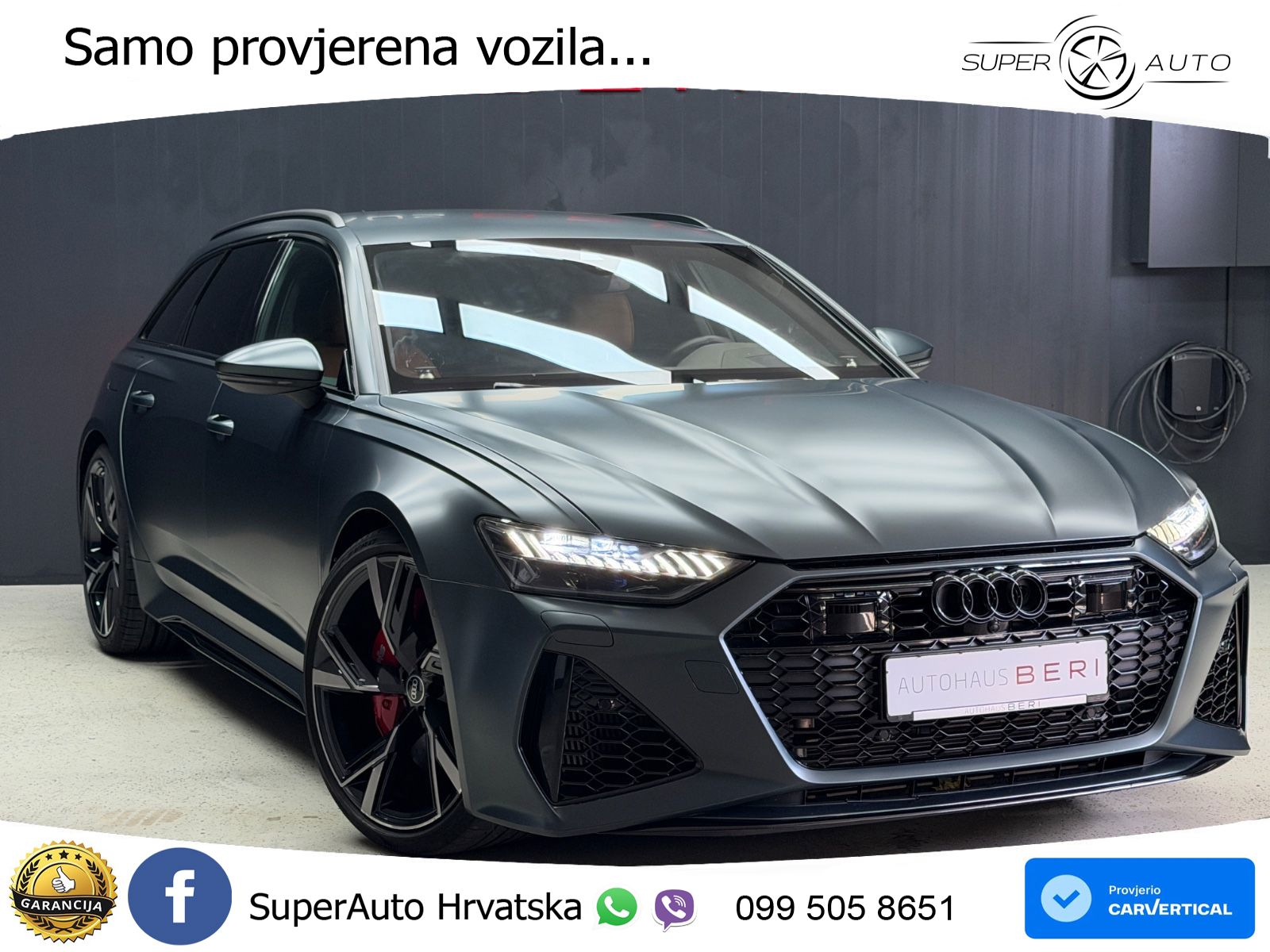 Audi RS6 Avant 4.0 TFSI V8 (600 KS) quattro Tiptronic LED+GR SJED+ACC