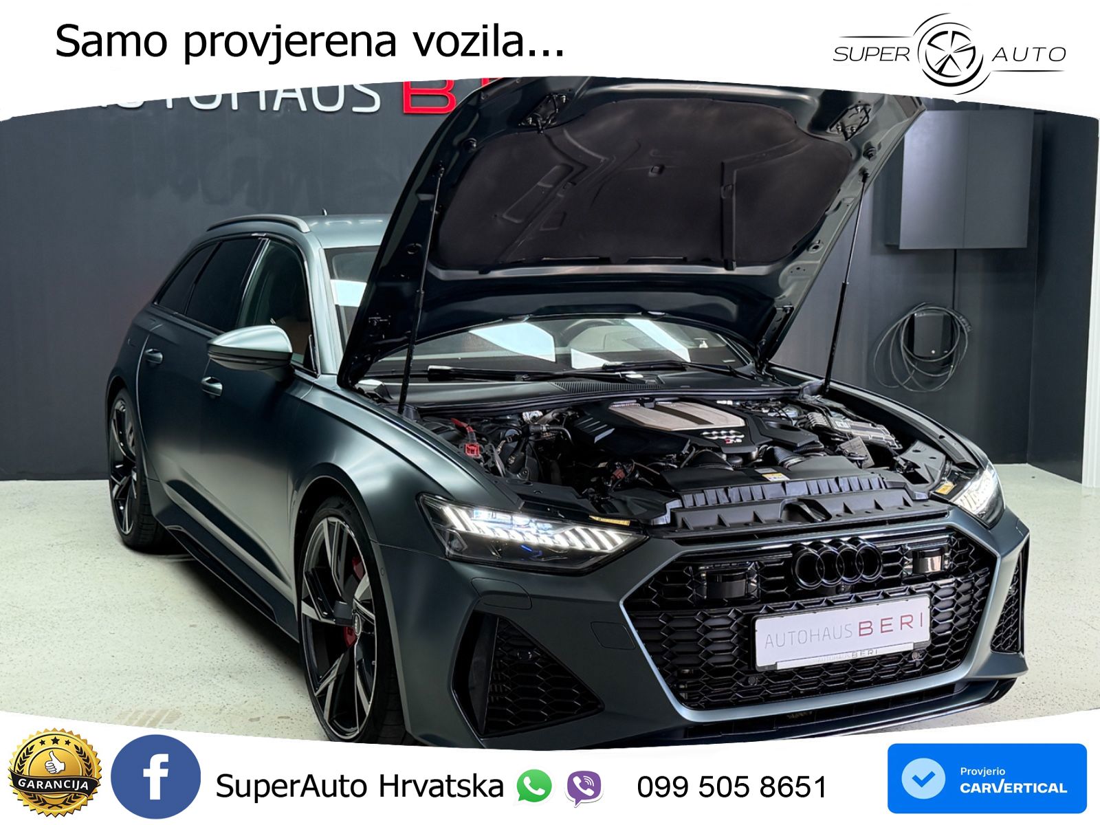 Audi RS6 Avant 4.0 TFSI V8 (600 KS) quattro Tiptronic LED+GR SJED+ACC