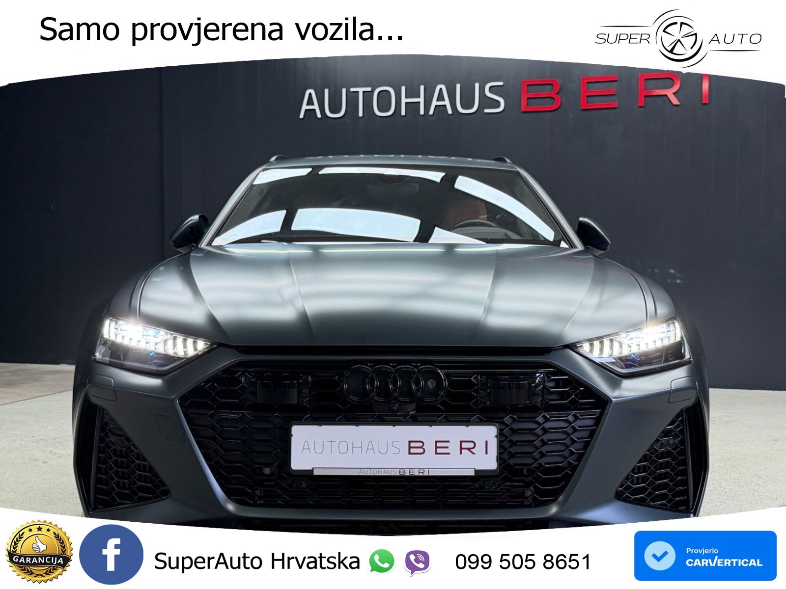 Audi RS6 Avant 4.0 TFSI V8 (600 KS) quattro Tiptronic LED+GR SJED+ACC