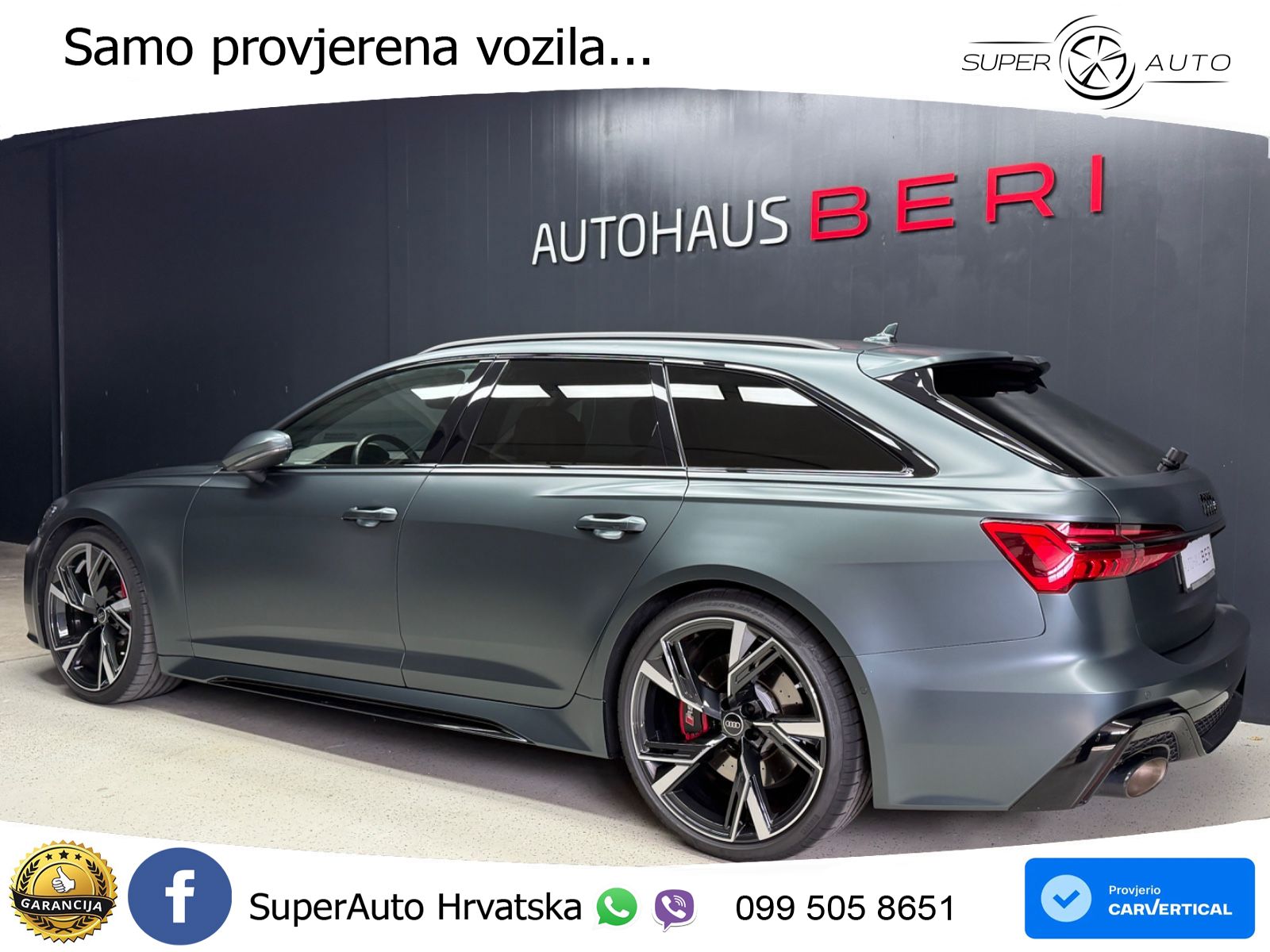 Audi RS6 Avant 4.0 TFSI V8 (600 KS) quattro Tiptronic LED+GR SJED+ACC