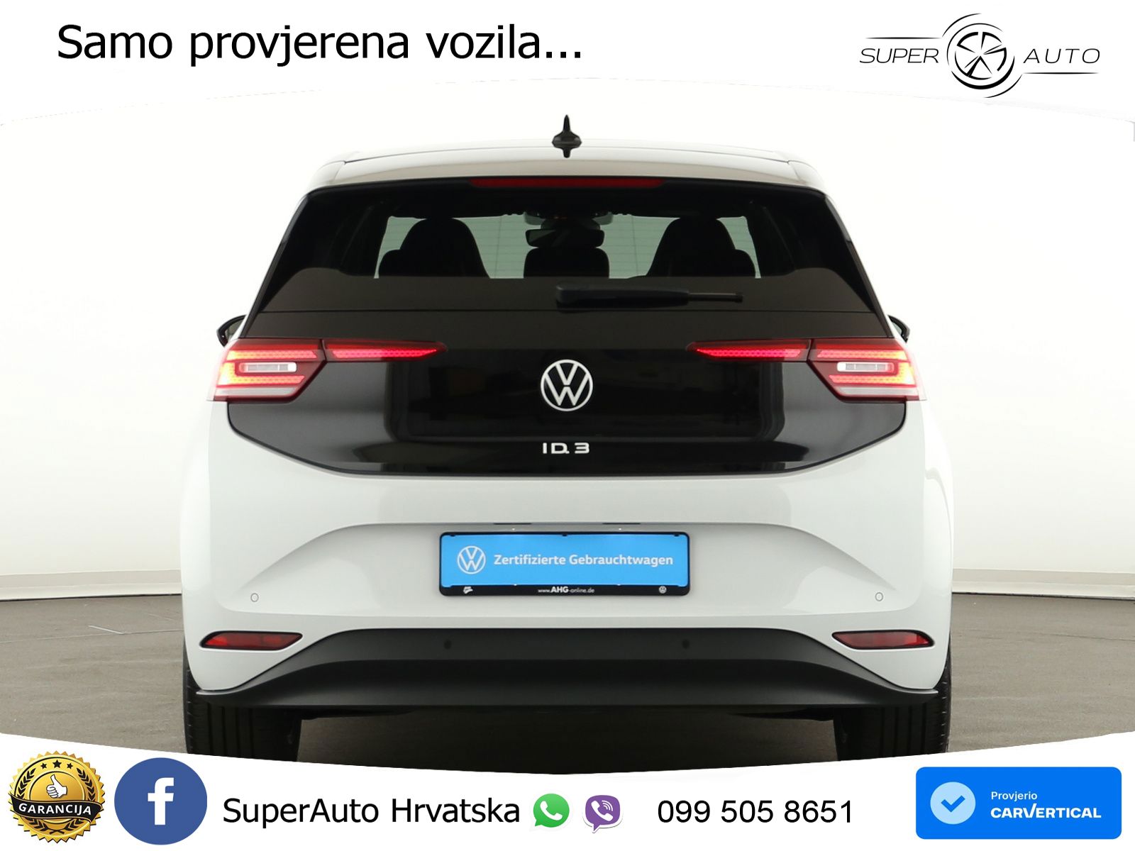 Volkswagen ID.3 Pro 62 kWh (204 KS) LED+GR SJED+ACC