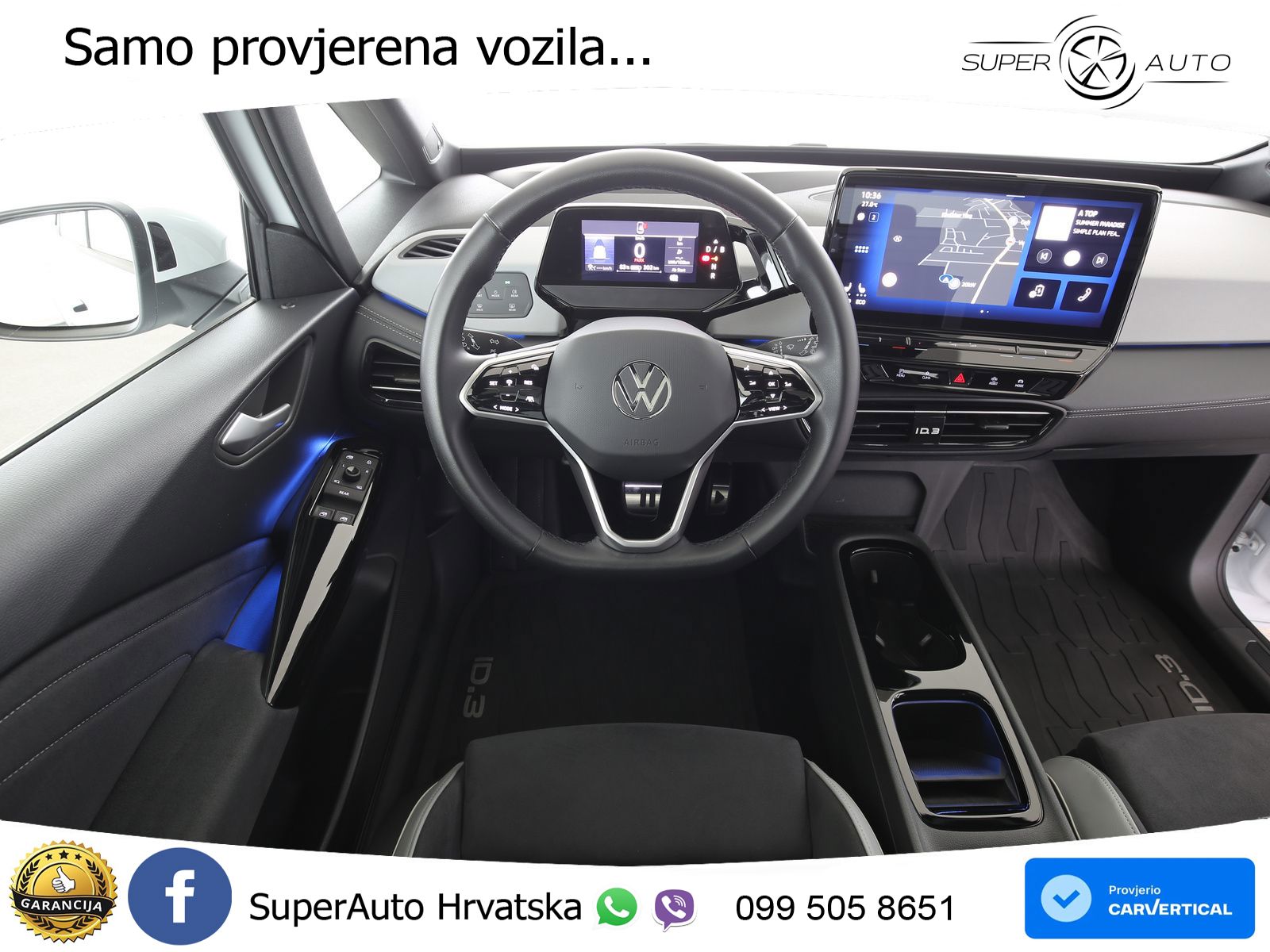 Volkswagen ID.3 Pro 62 kWh (204 KS) LED+GR SJED+ACC
