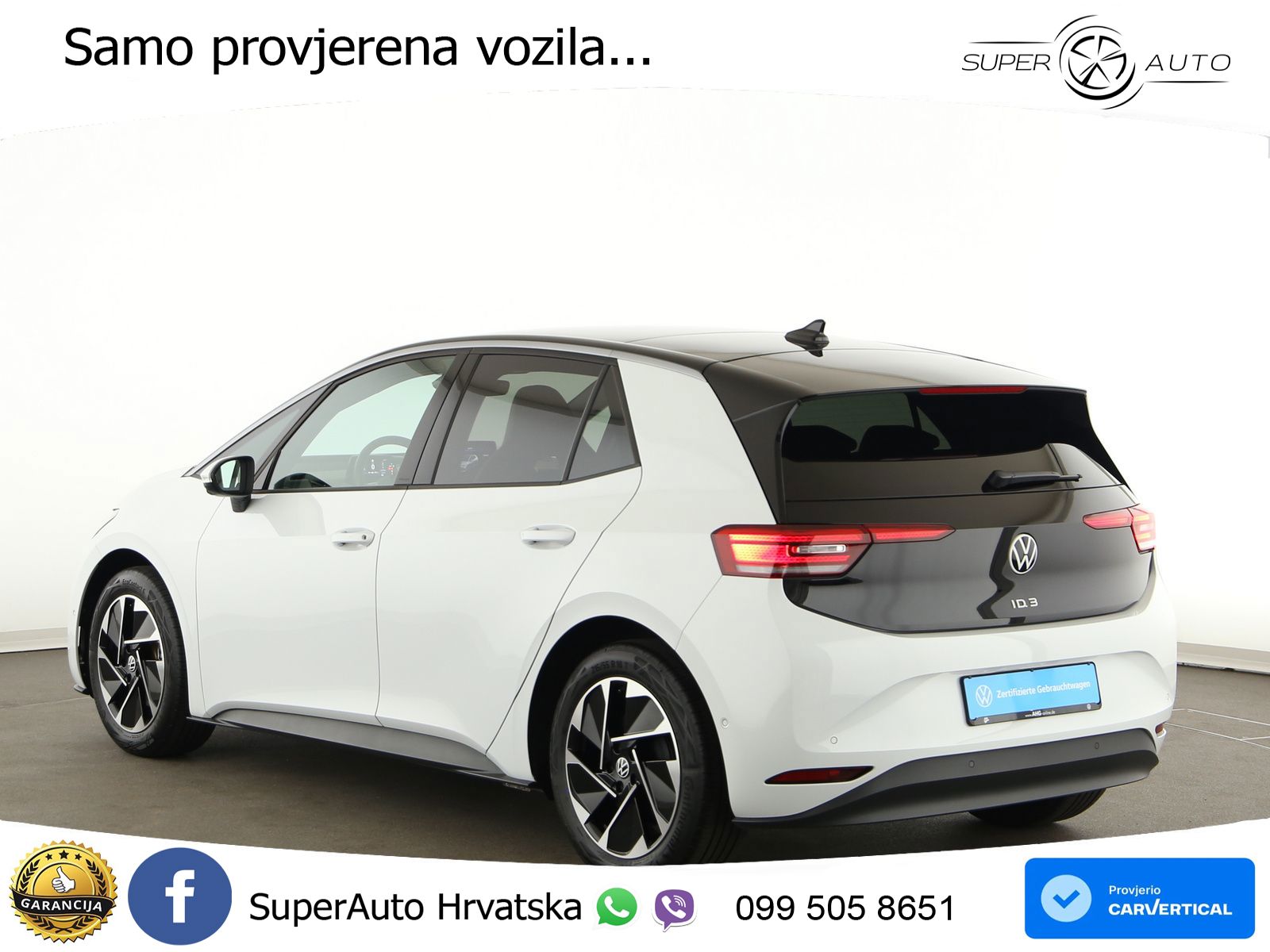Volkswagen ID.3 Pro 62 kWh (204 KS) LED+GR SJED+ACC