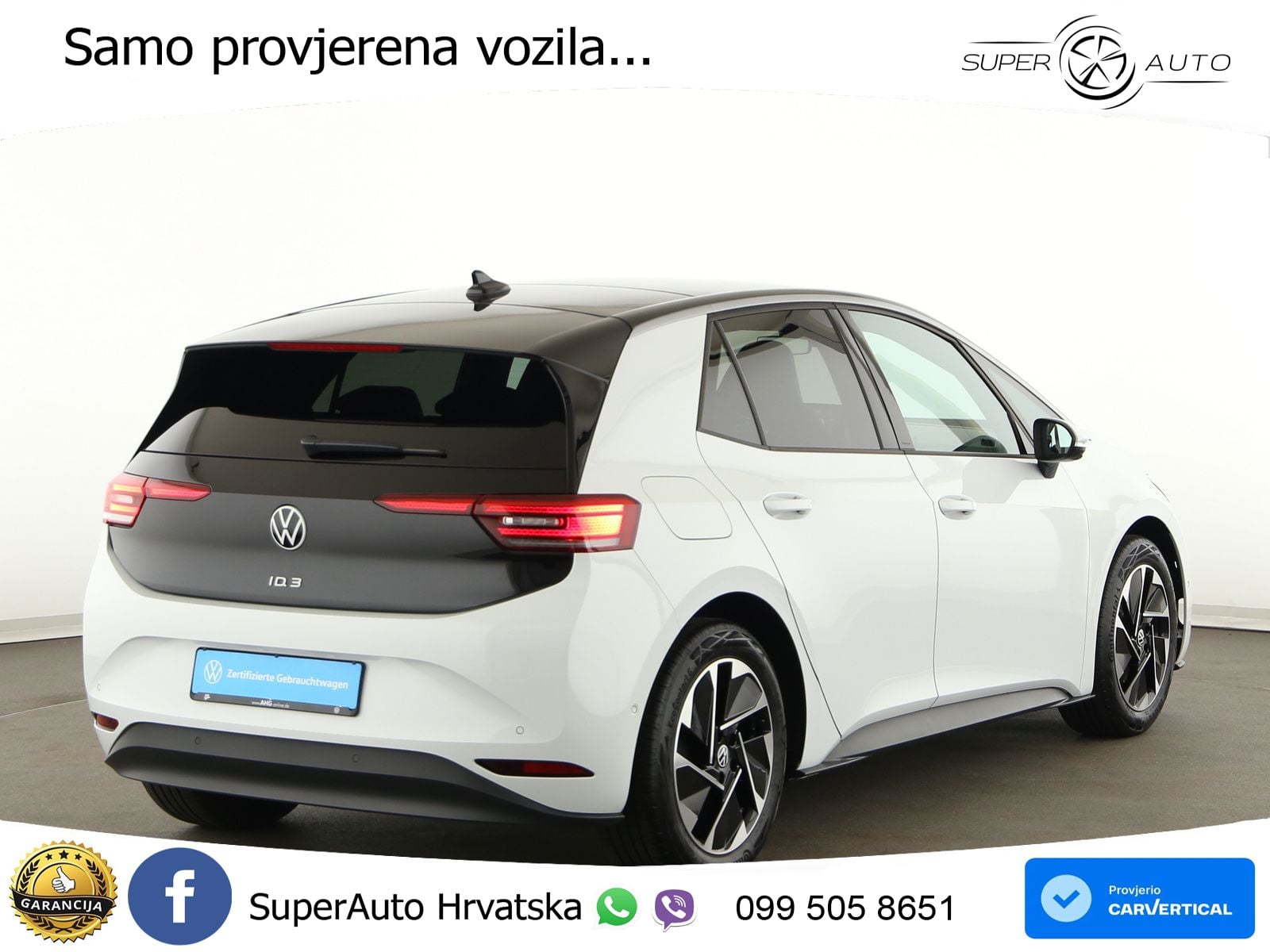 Volkswagen ID.3 Pro 62 kWh (204 KS) LED+GR SJED+ACC
