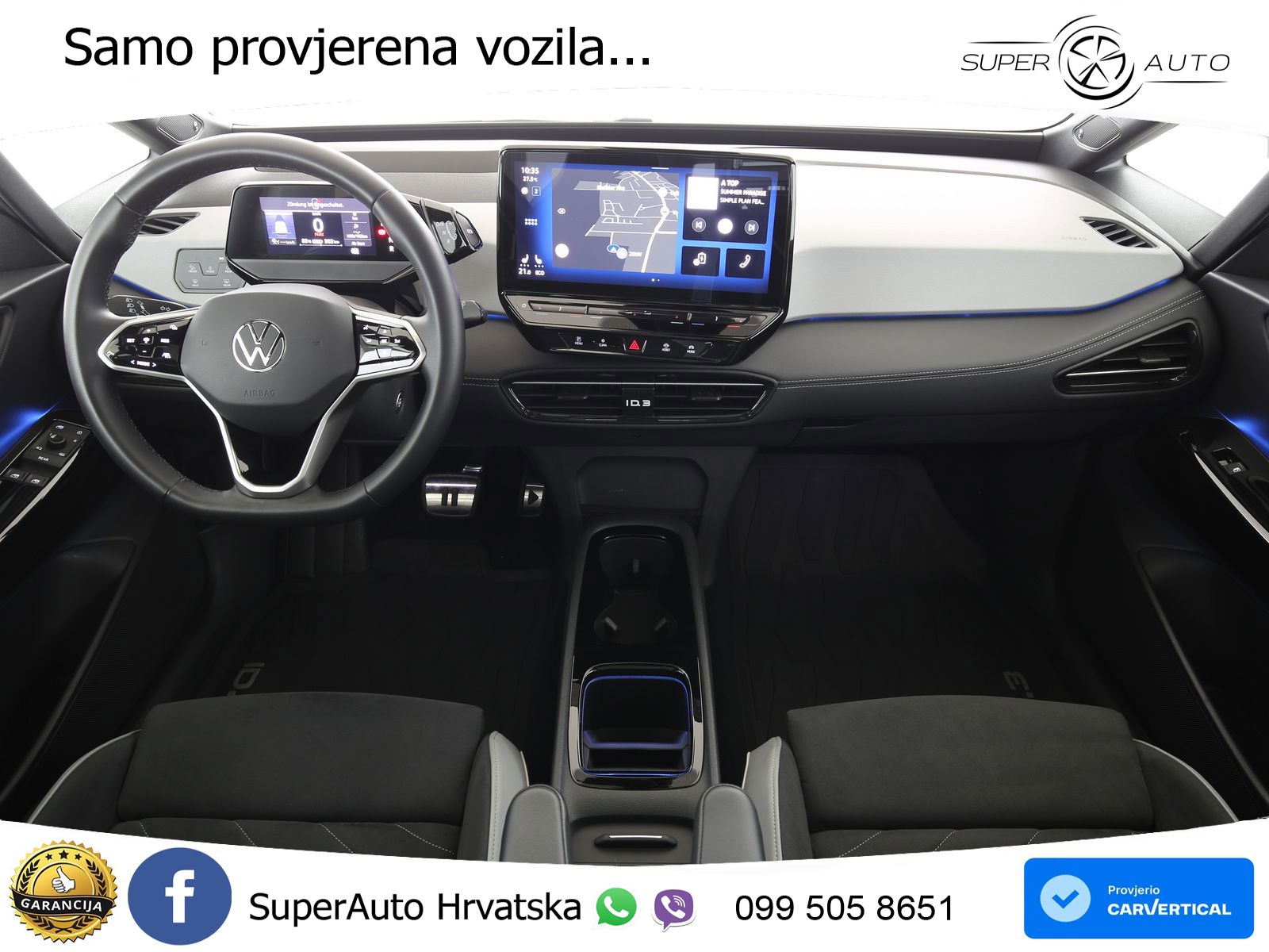 Volkswagen ID.3 Pro 62 kWh (204 KS) LED+GR SJED+ACC