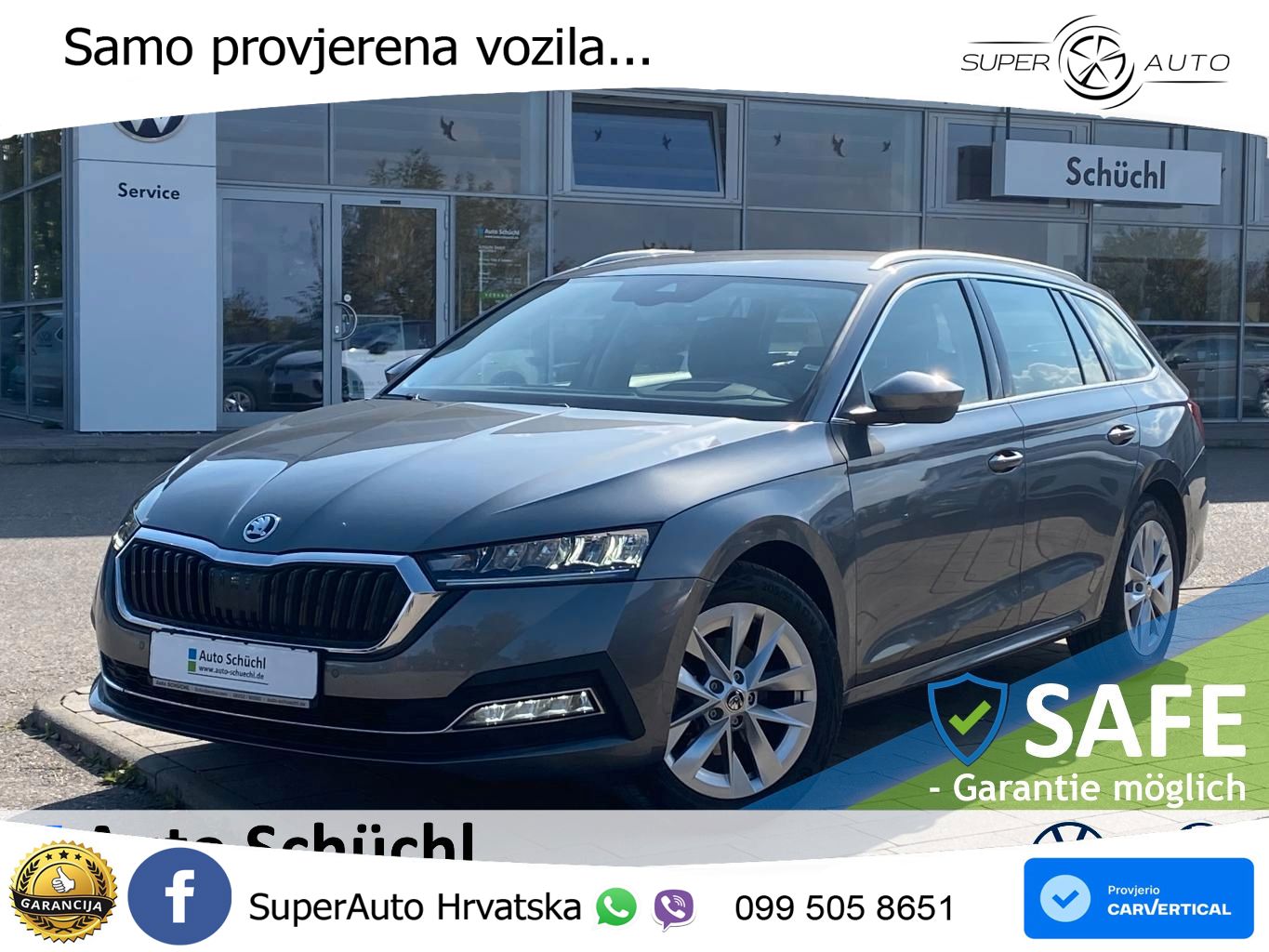 Škoda Octavia Combi 1.5 TSI (150 KS) DSG LED+GR SJED+ACC