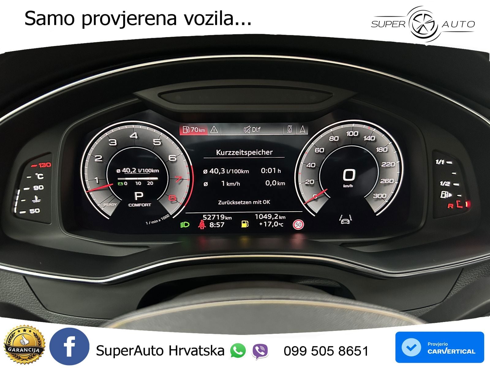 Audi A6 55 TFSI V6 (340 KS) quattro ultra S tronic S line ZRAČNI+ACC+GR SJED+KAM