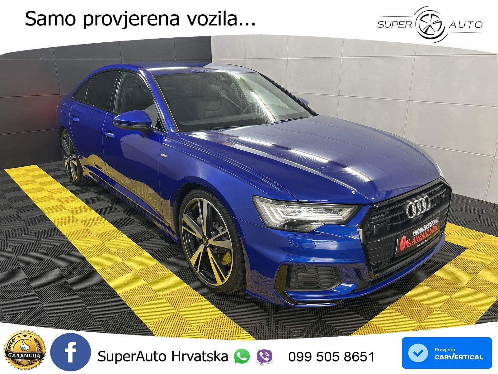 Audi A6 55 TFSI V6 (340 KS) quattro ultra S tronic S line ZRAČNI+ACC+GR SJED+KAM