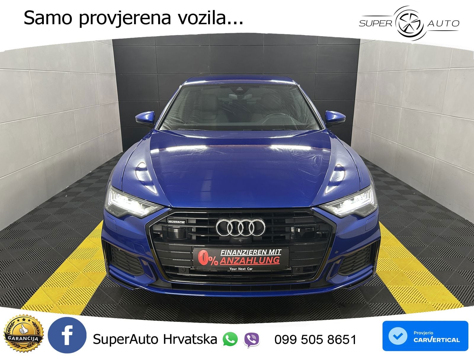 Audi A6 55 TFSI V6 (340 KS) quattro ultra S tronic S line ZRAČNI+ACC+GR SJED+KAM