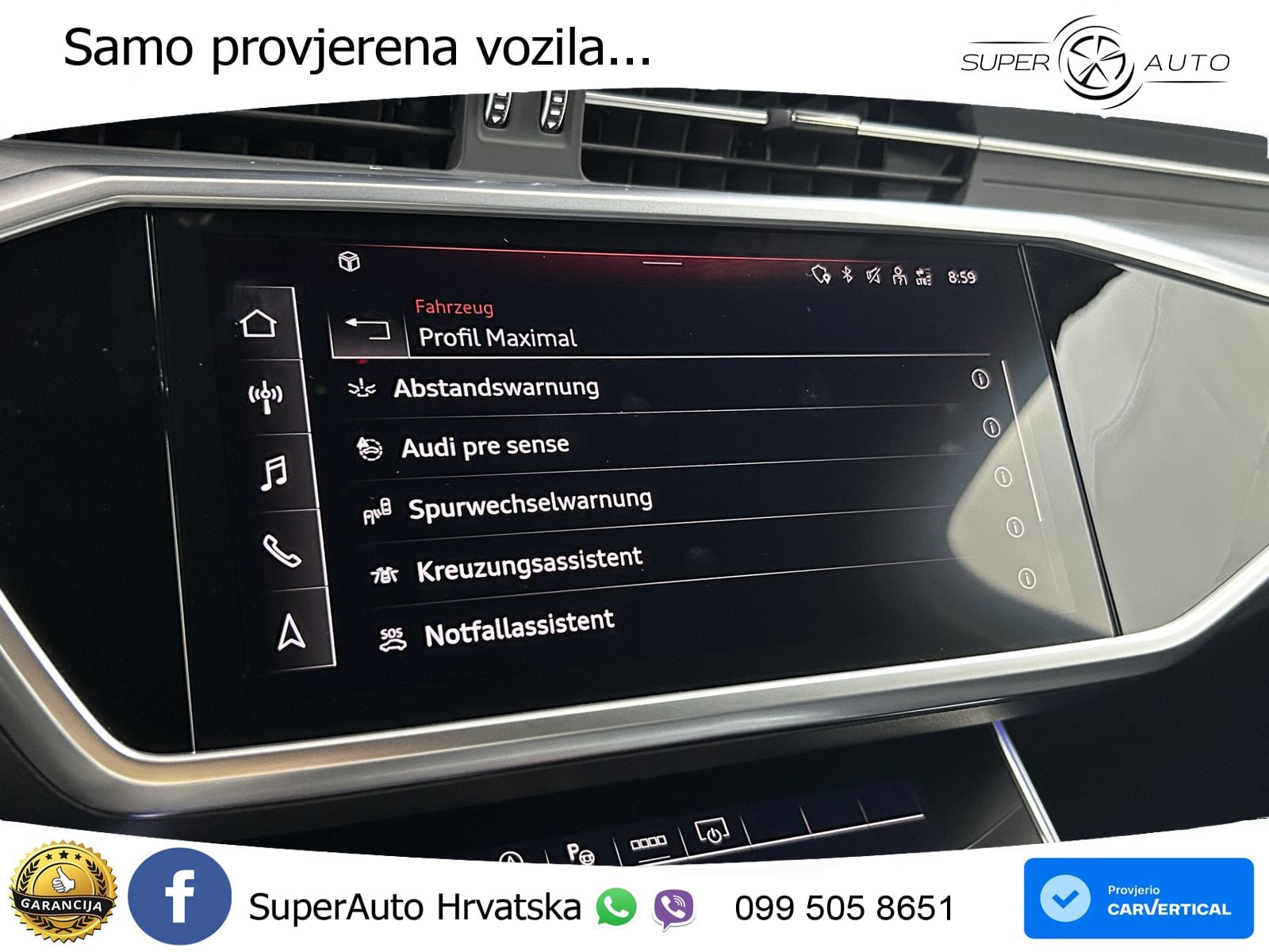 Audi A6 55 TFSI V6 (340 KS) quattro ultra S tronic S line ZRAČNI+ACC+GR SJED+KAM