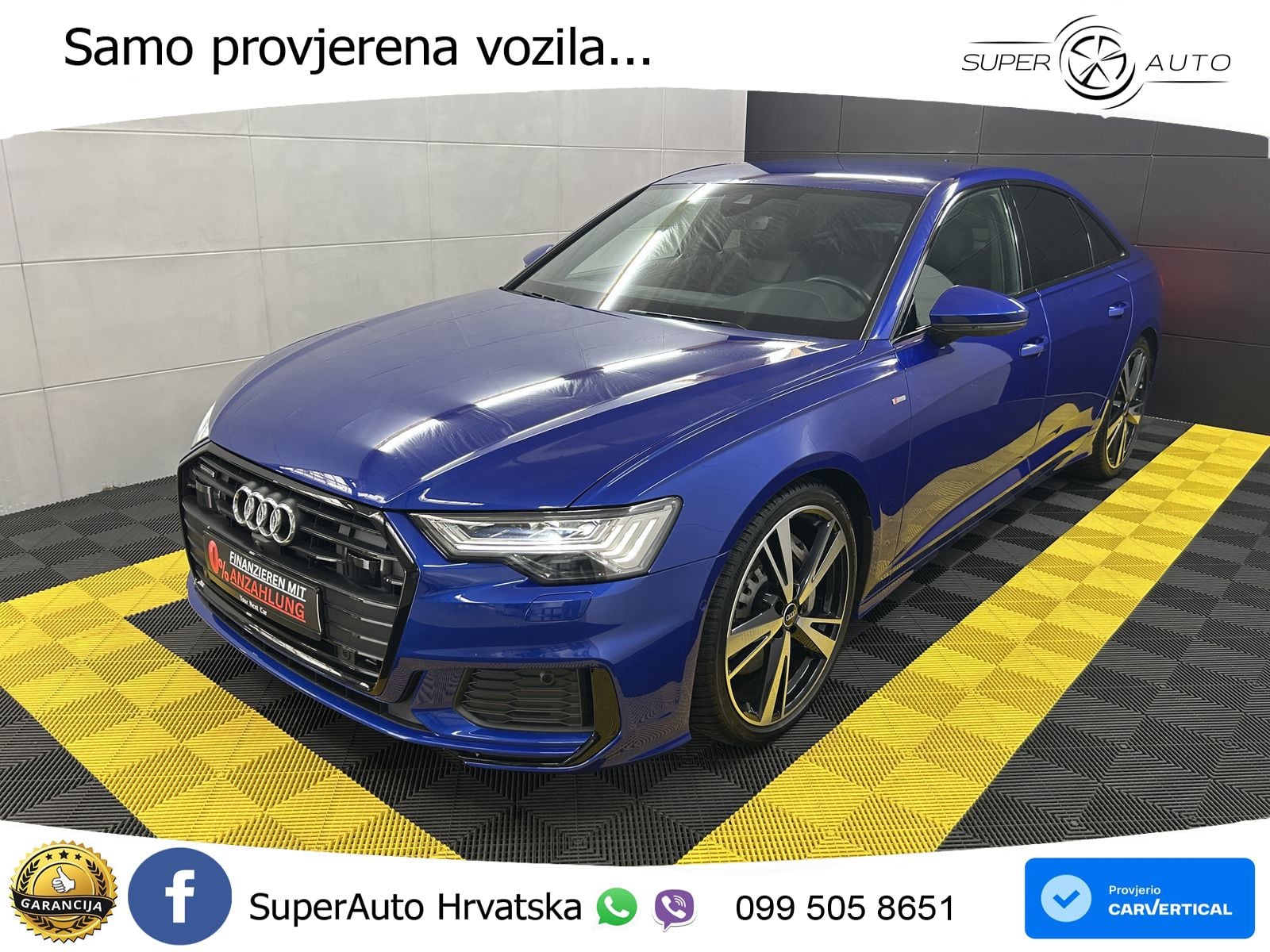 Audi A6 55 TFSI V6 (340 KS) quattro ultra S tronic S line ZRAČNI+ACC+GR SJED+KAM