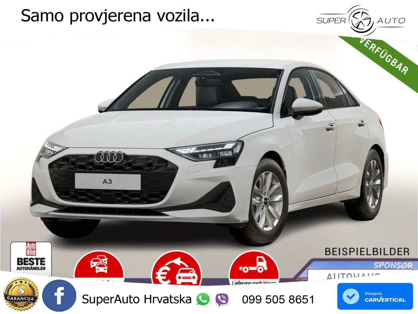 Audi A3 Limuzina 30 TDI (116 KS)