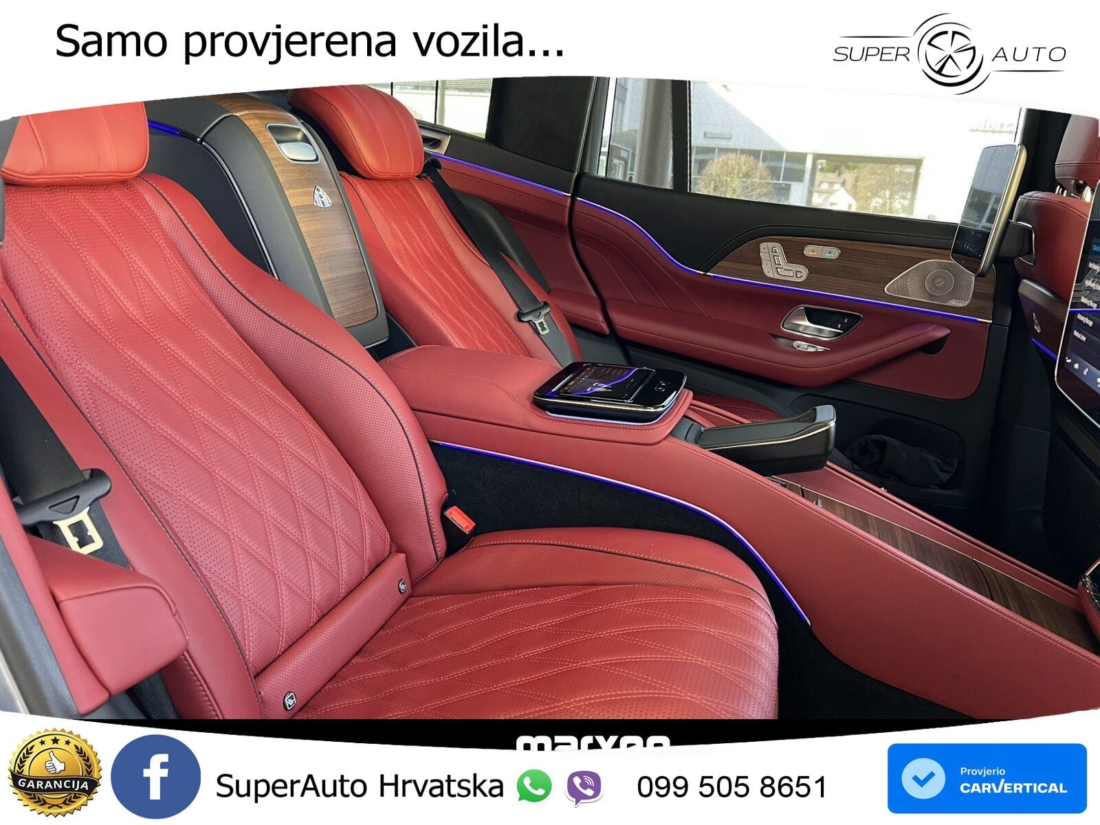 Mercedes Maybach GLS 600 V8 EQ Boost 4MATIC 9G-TRONIC Manufaktur ACC+HEAD+4xGR SJED+360+PANO